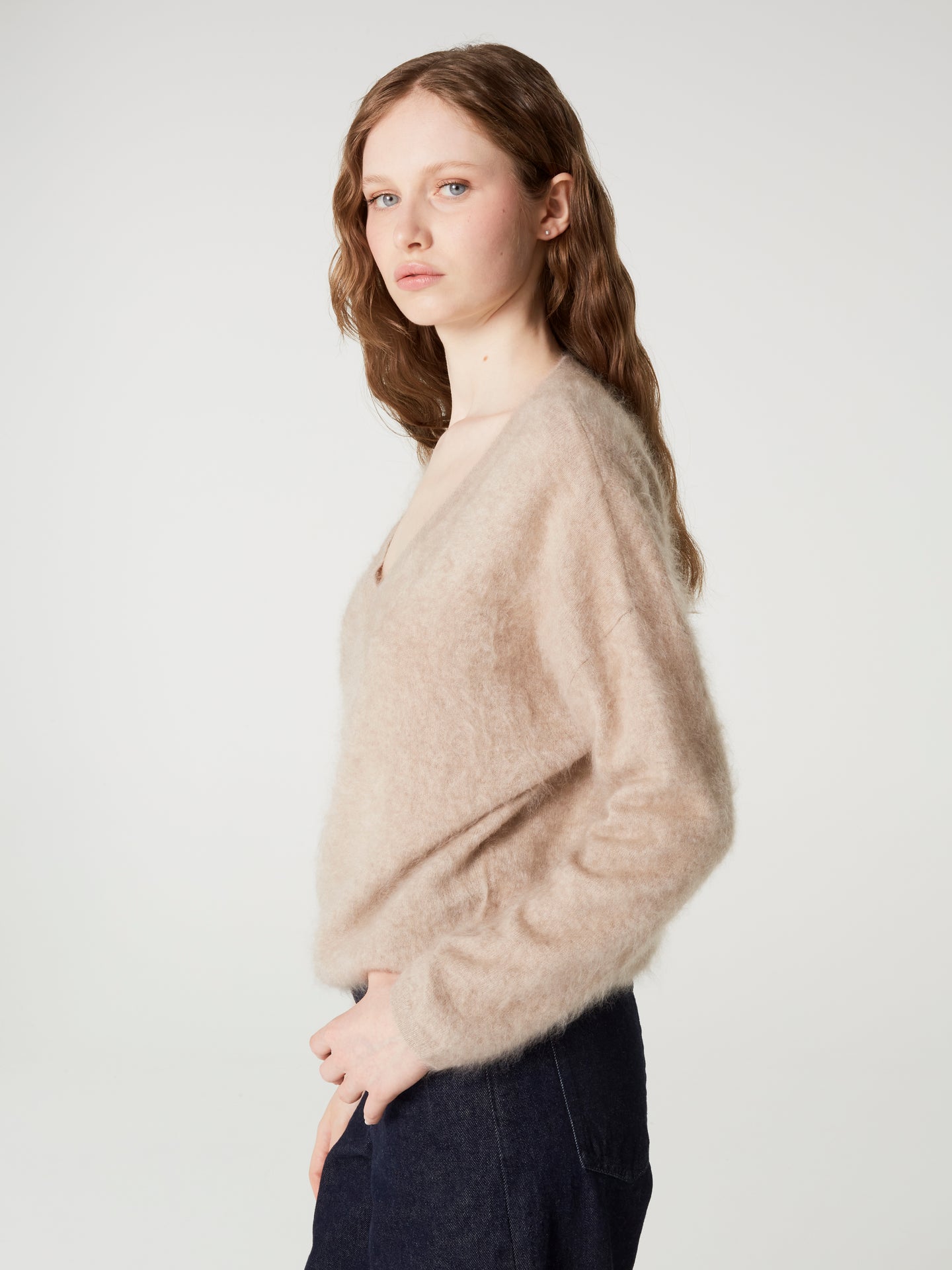 pull soeli - Cachemire brossé - chestnut