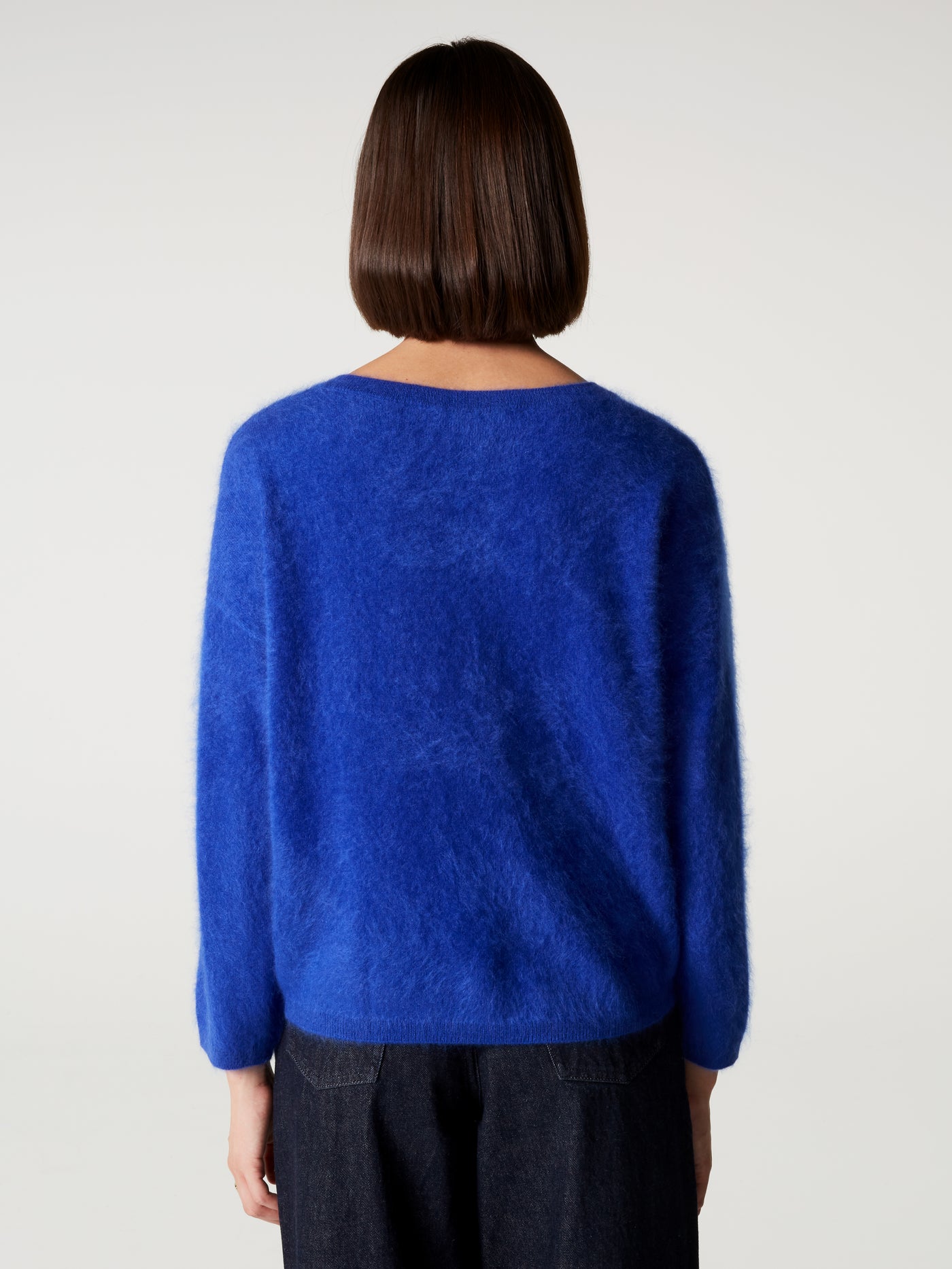 pull soeli - Cachemire brossé - cobalt