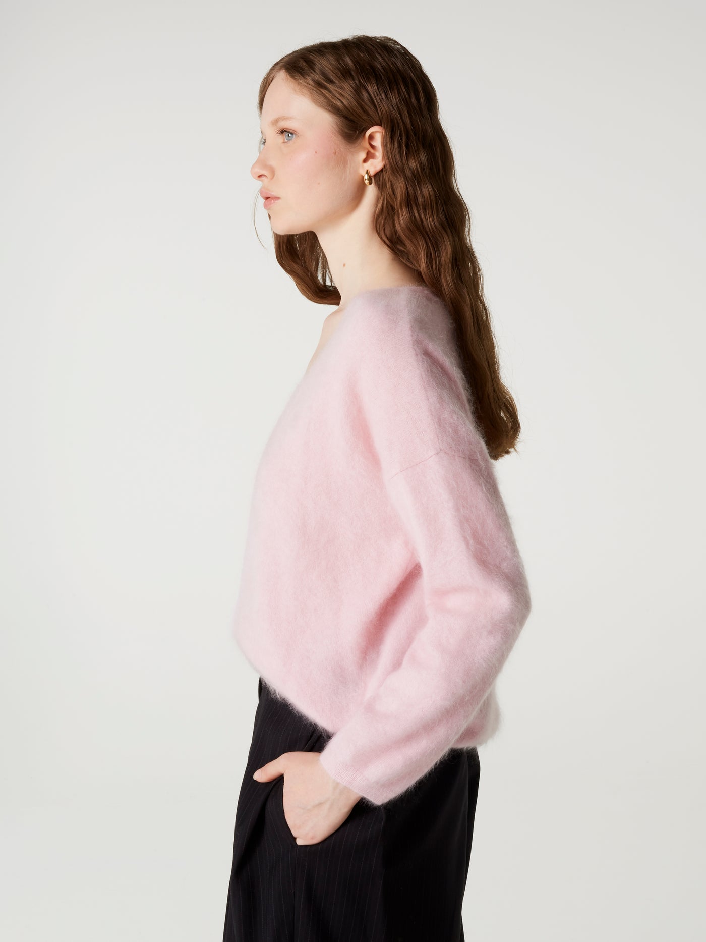 pull soeli - Cachemire brossé - light pink