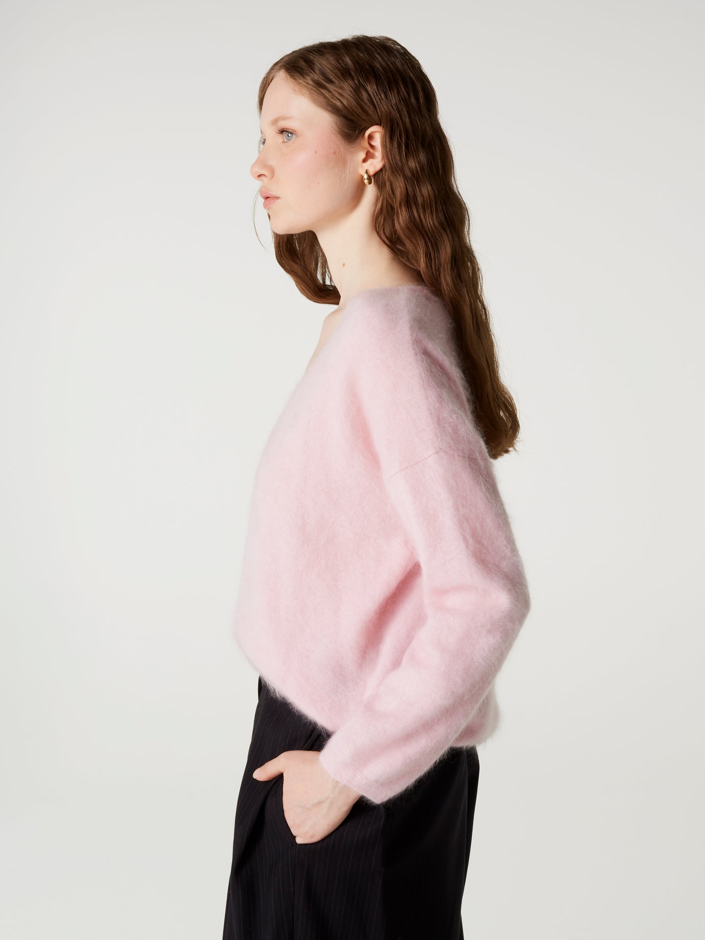 pull soeli - Cachemire brossé - light pink