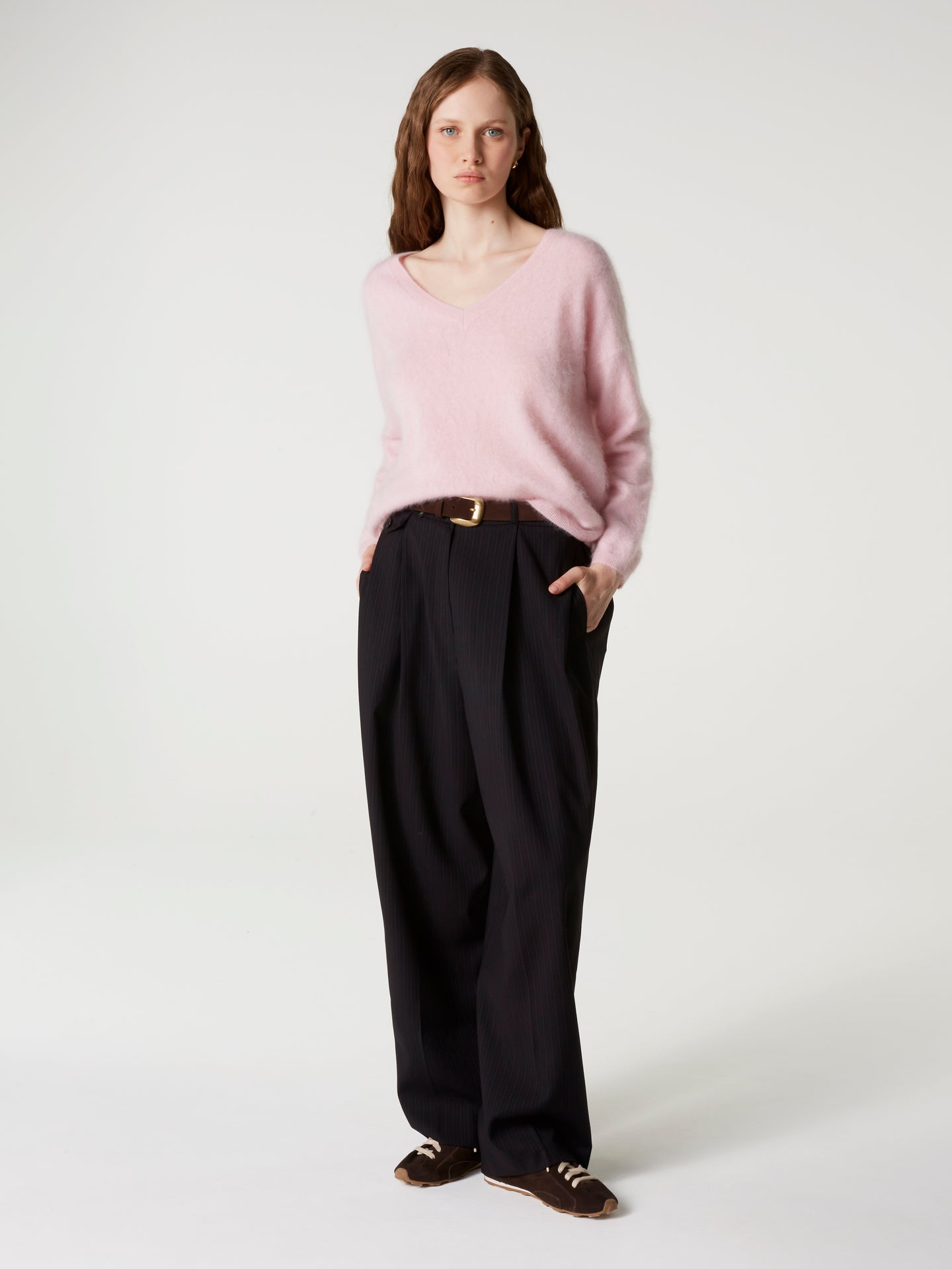 pull soeli - Cachemire brossé - light pink