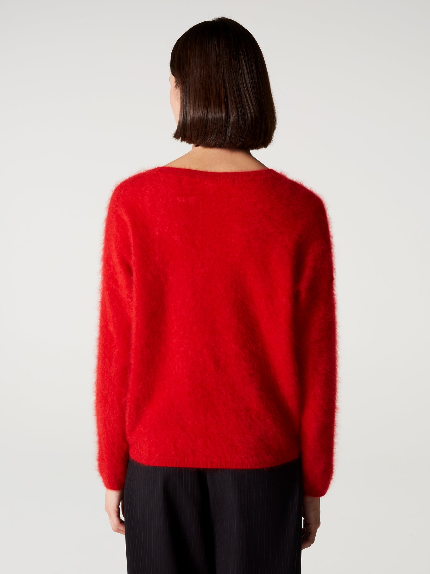 pull soeli - Cachemire brossé - rouge