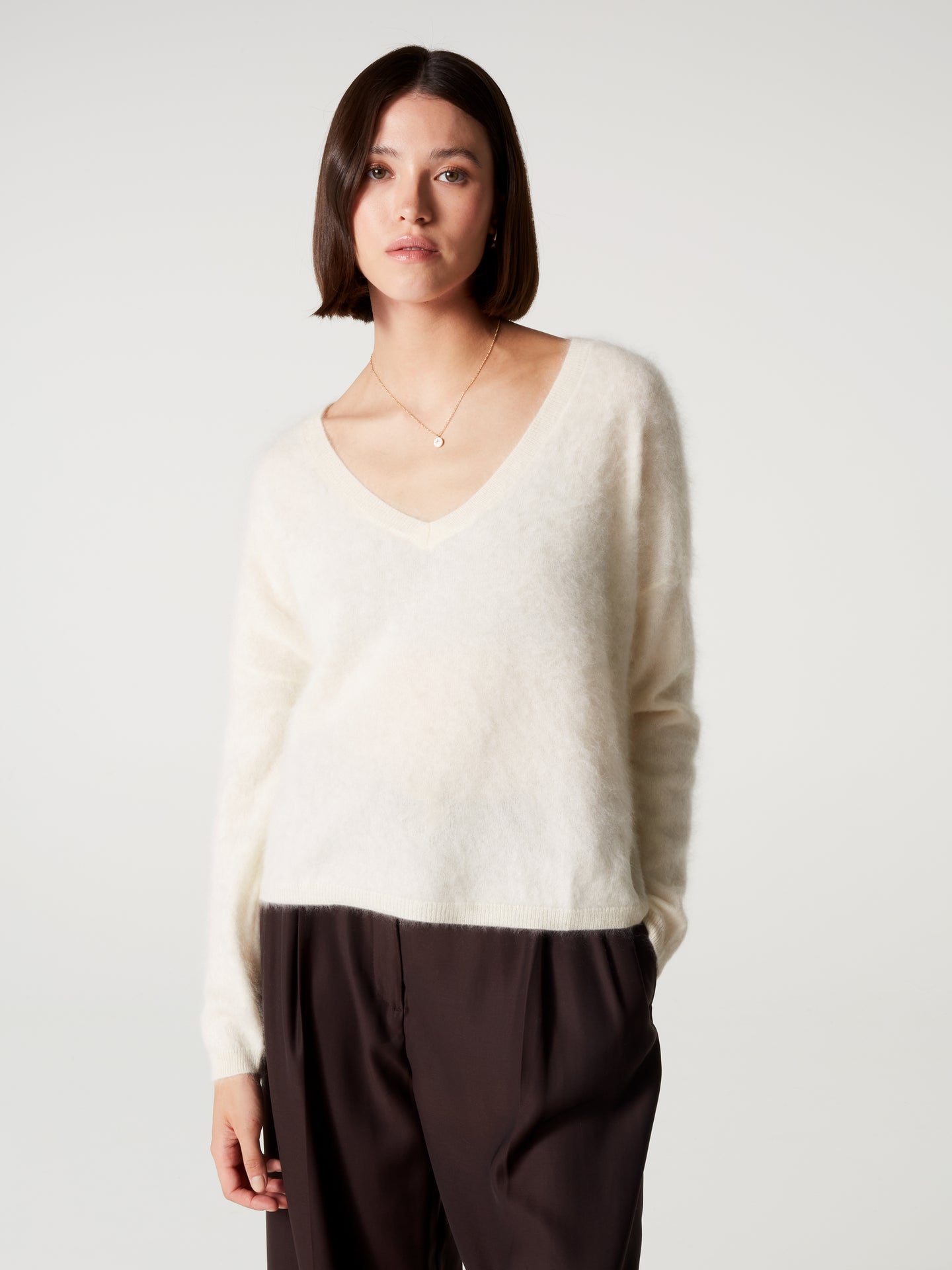 pull soeli - cachemire brossé - cream