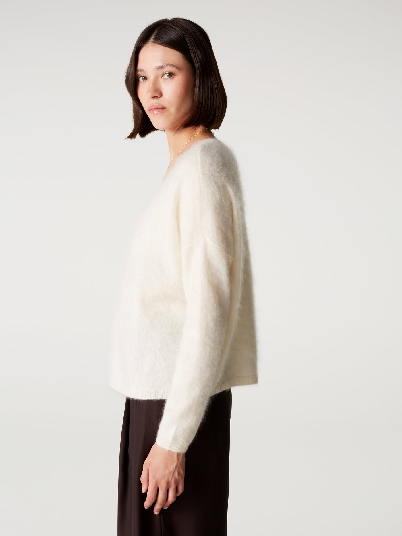 soeli sweater - brushed cashmere - cream
