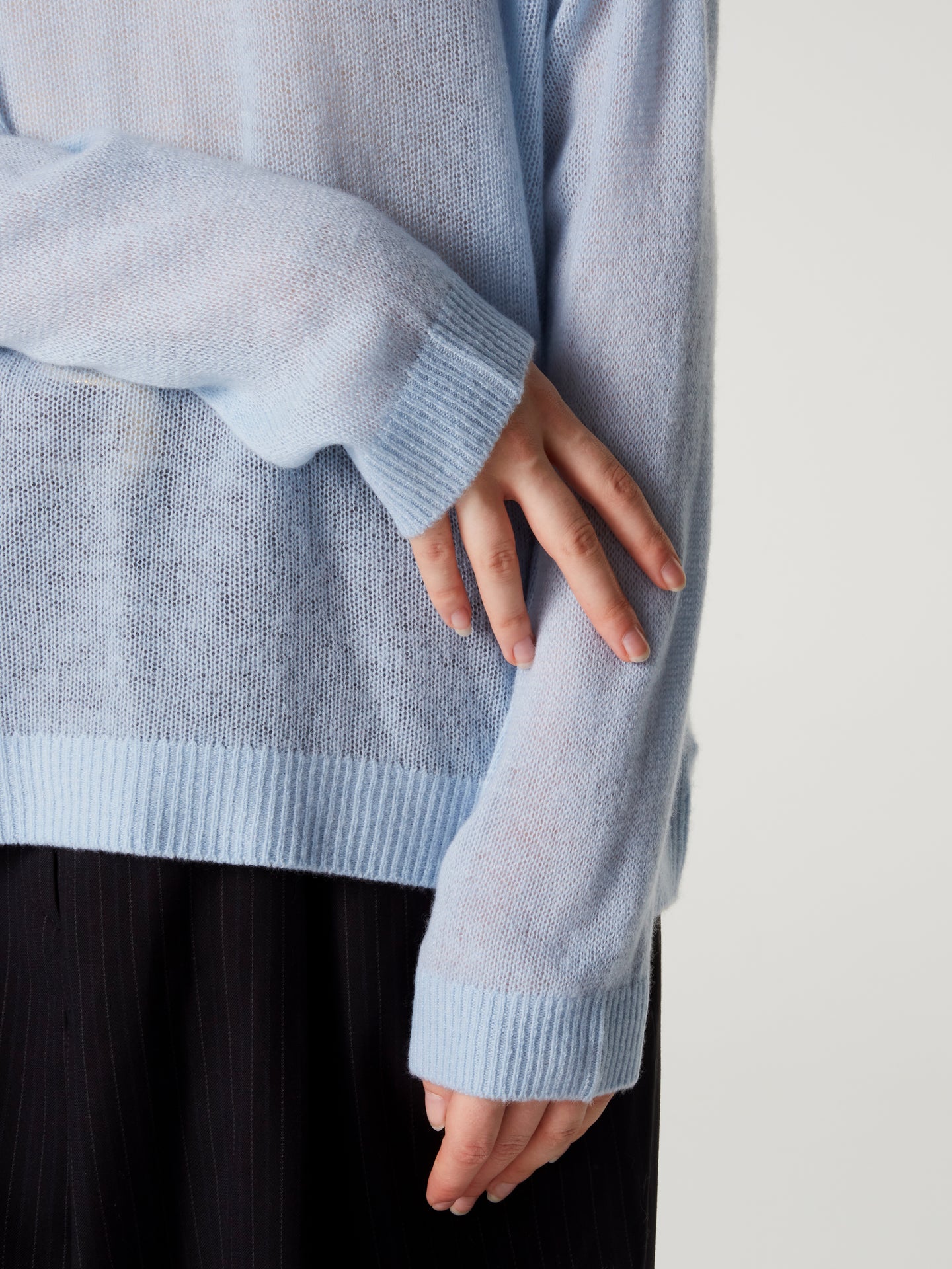 pull angelica - Cachemire léger - sky