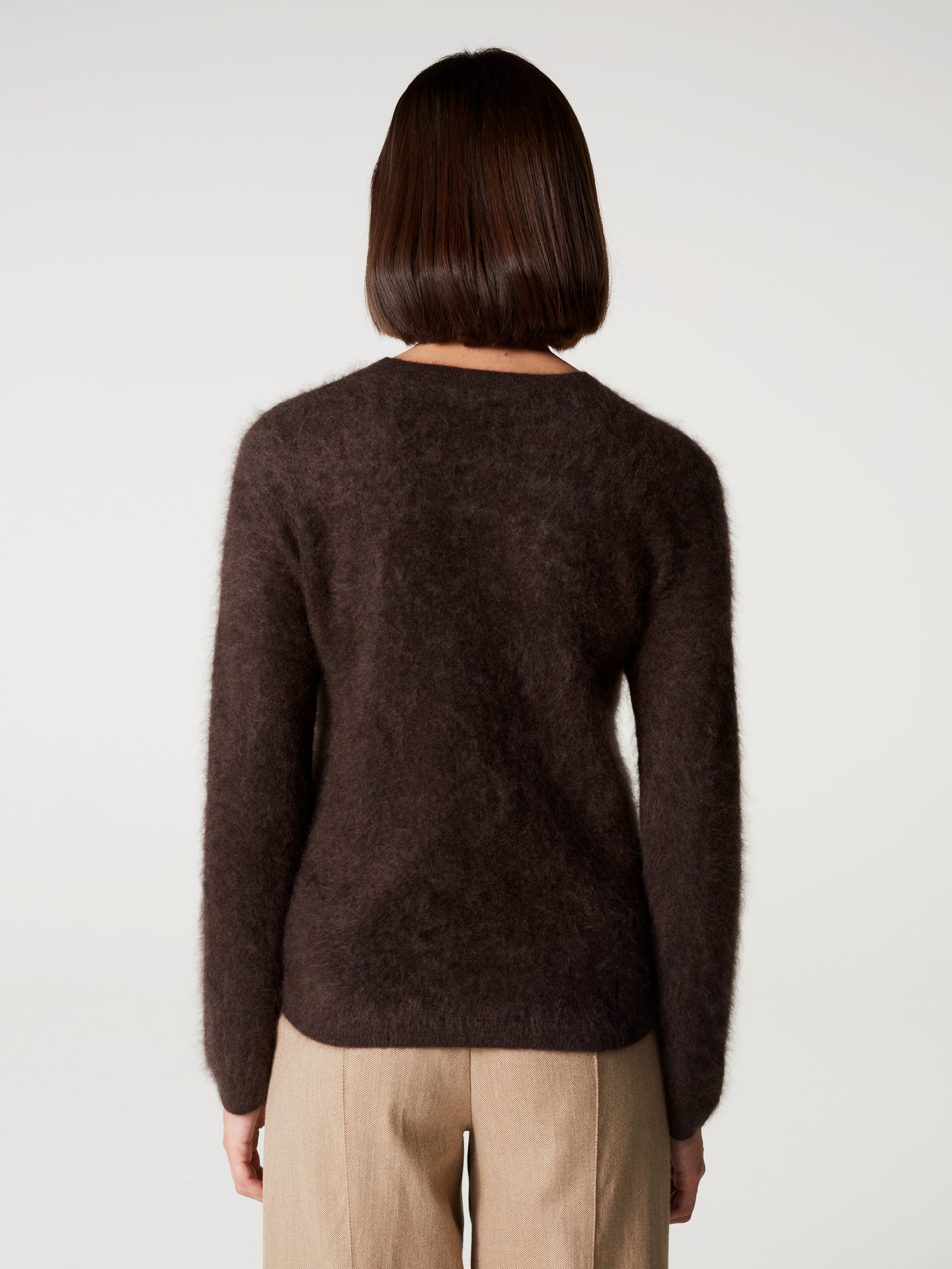 pull cali - Cachemire brossé - brownie