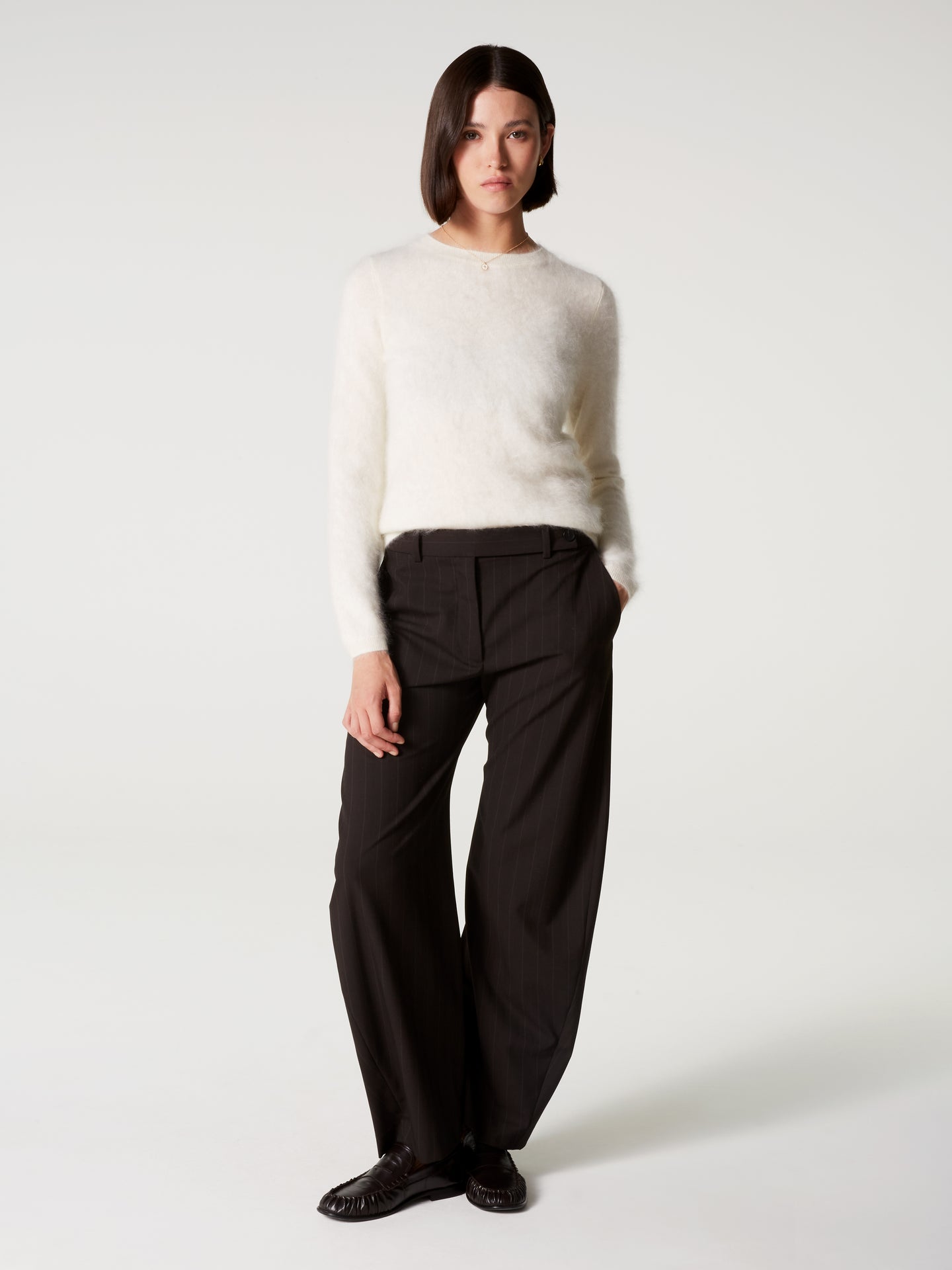 maglione cali - Brushed cashmere - cream