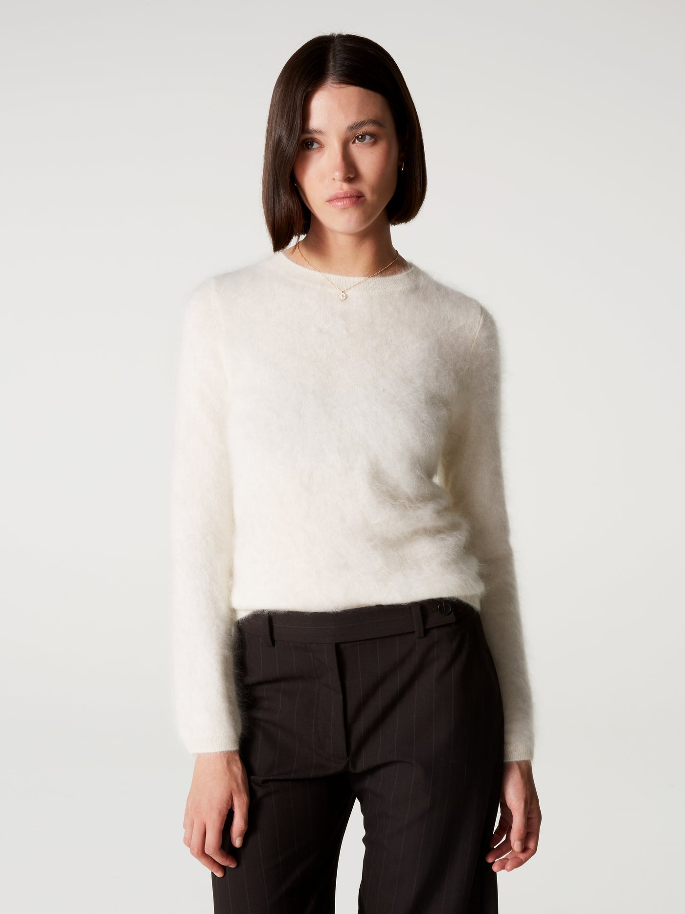 pull cali - Cachemire brossé - cream