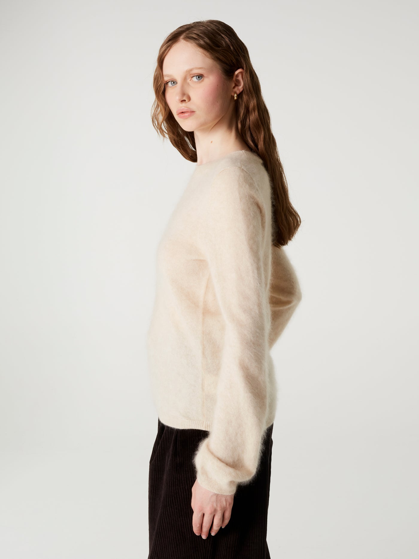 pull cali - Cachemire brossé - light beige