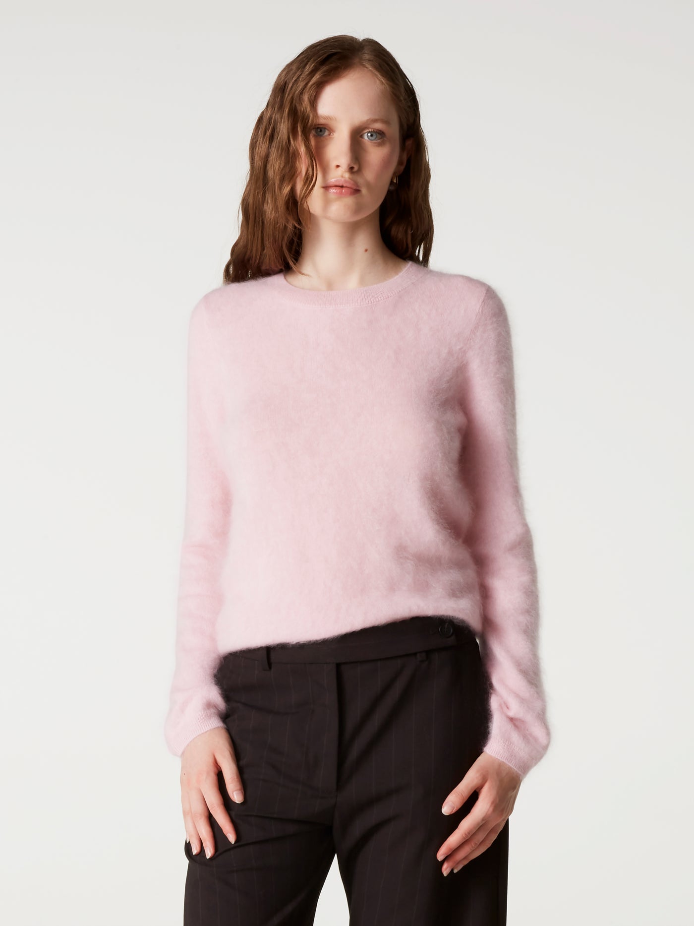 pull cali - Cachemire brossé - light pink