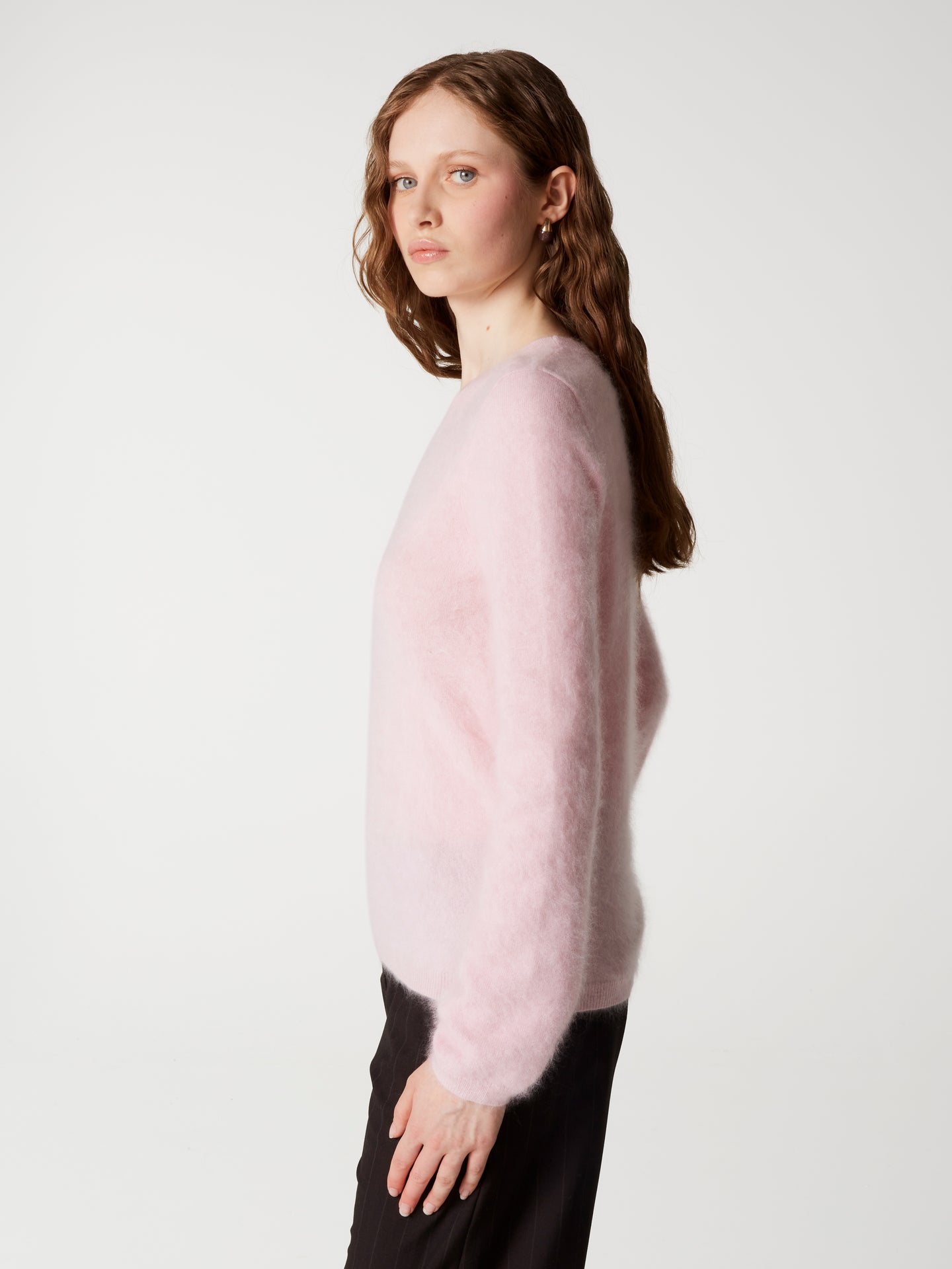 pull cali - Cachemire brossé - light pink