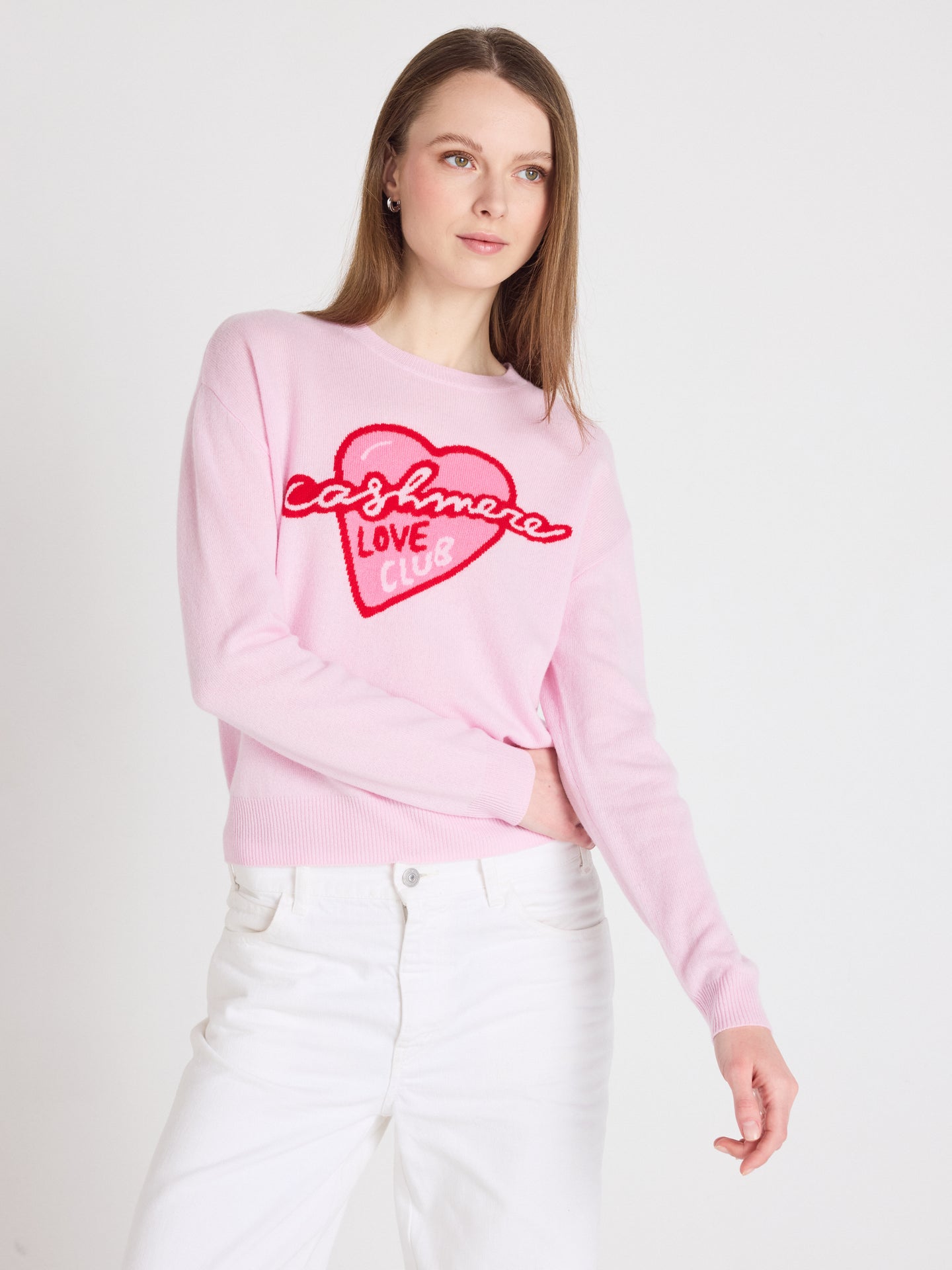 leah pullover mit Rundhalsausschnitt - Kaschmir - ballerina