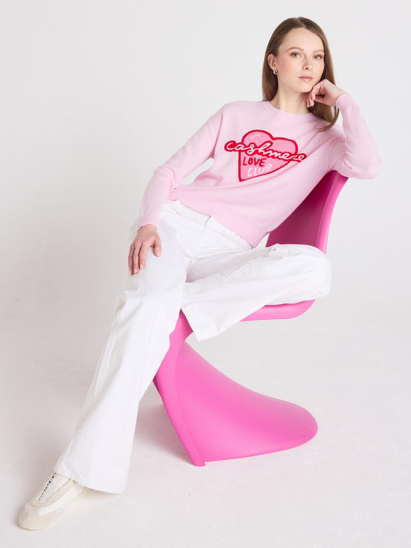 leah - Pull en cachemire à motif - ballerina