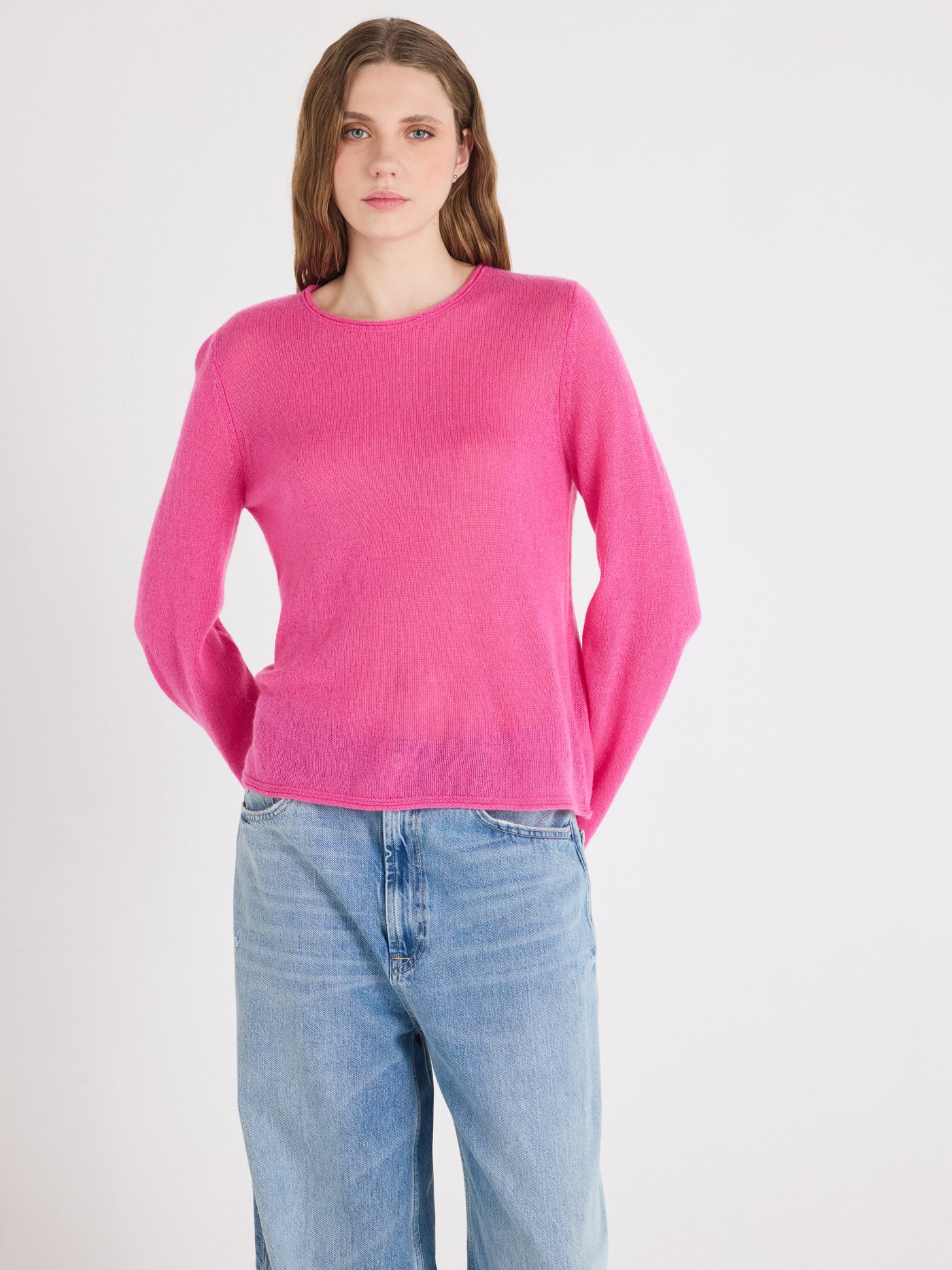 maggie - Pull cachemire - pink orchid