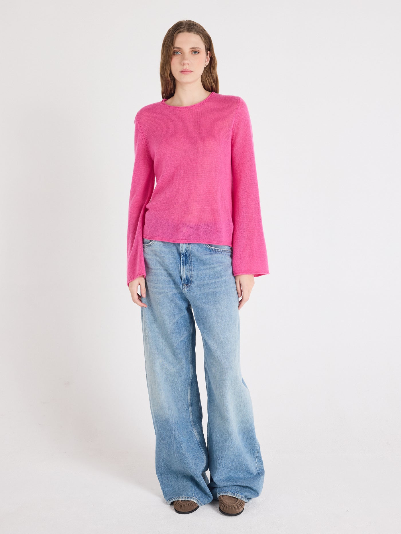 maggie - Pull cachemire - pink orchid