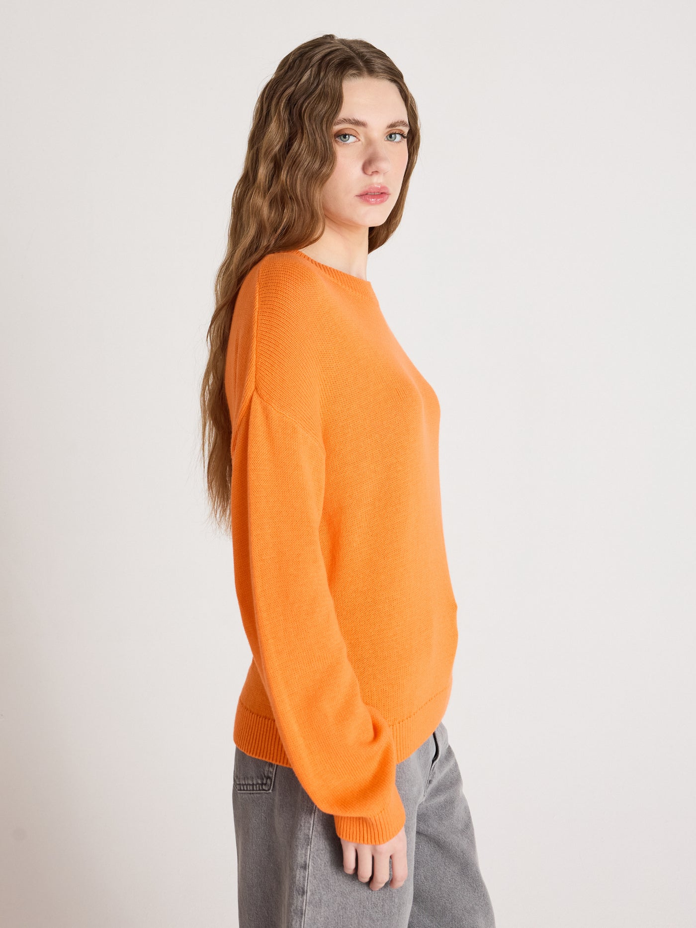 Avery - Rundhalspullover - clementine