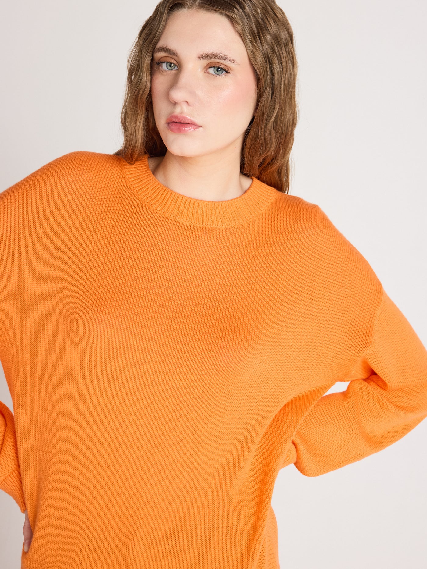 Avery - Rundhalspullover - clementine