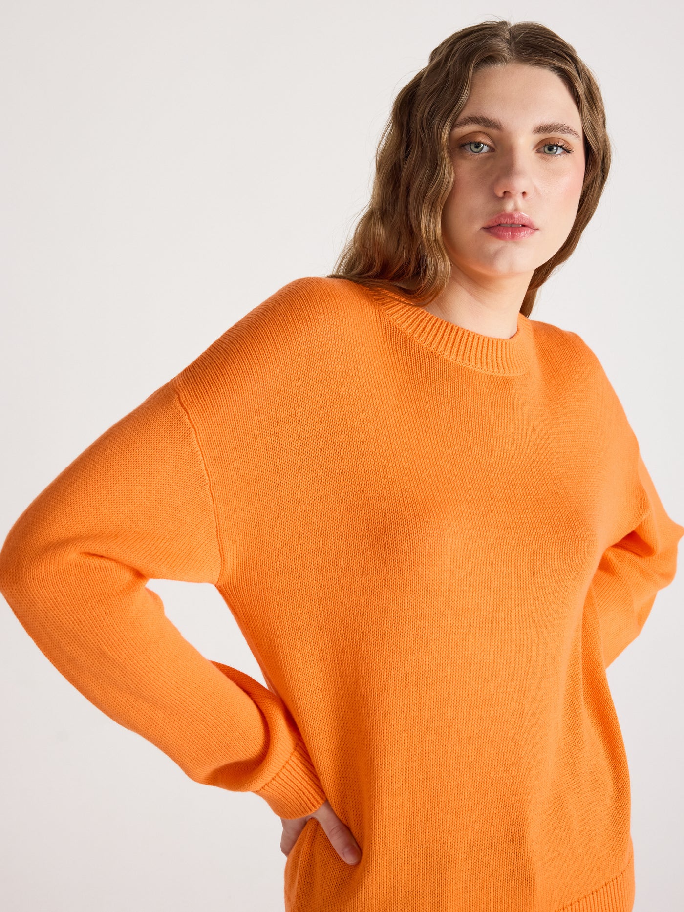 Avery - Rundhalspullover - clementine