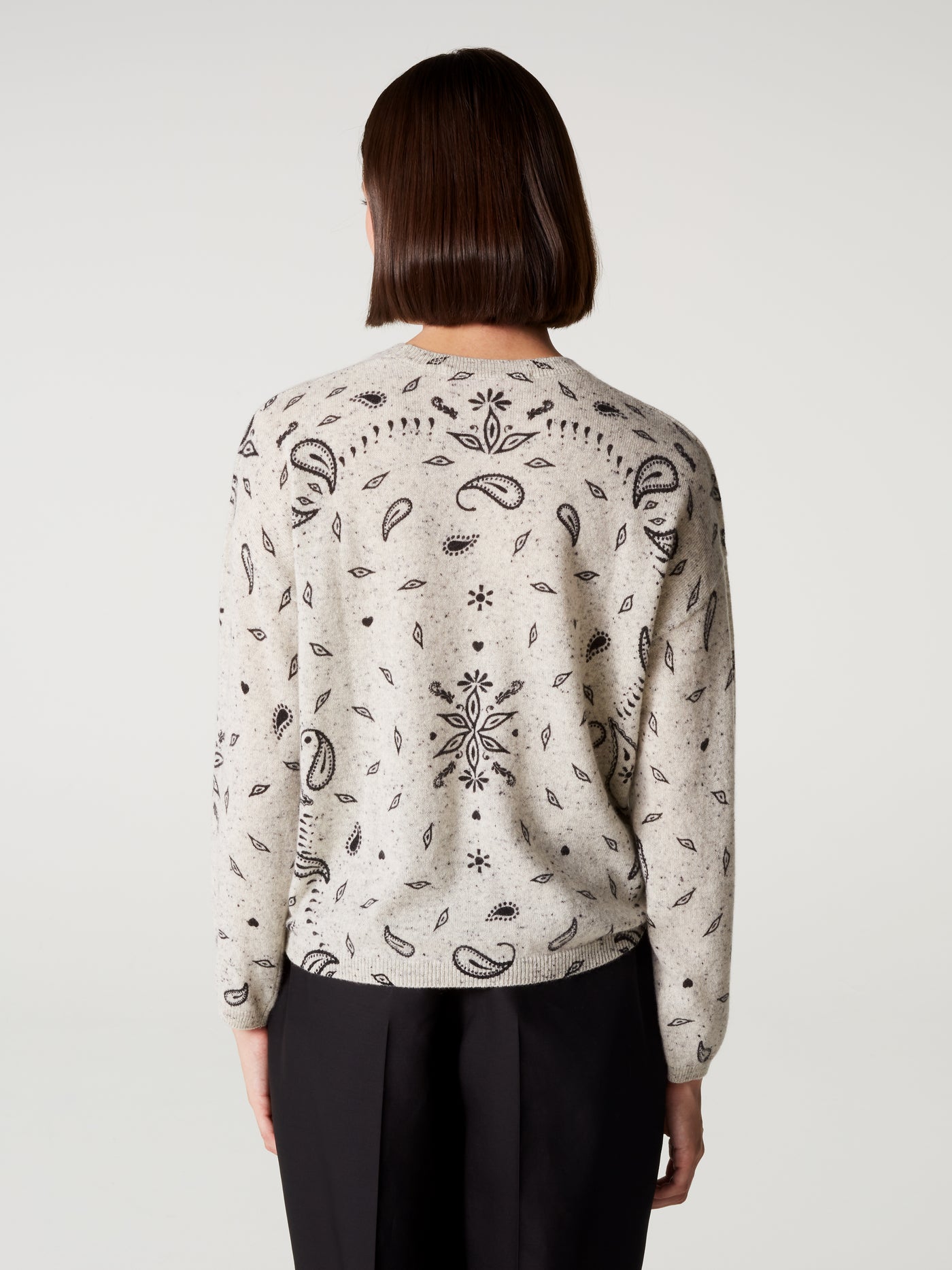 pull ariane print - Cachemire - granit print bandana