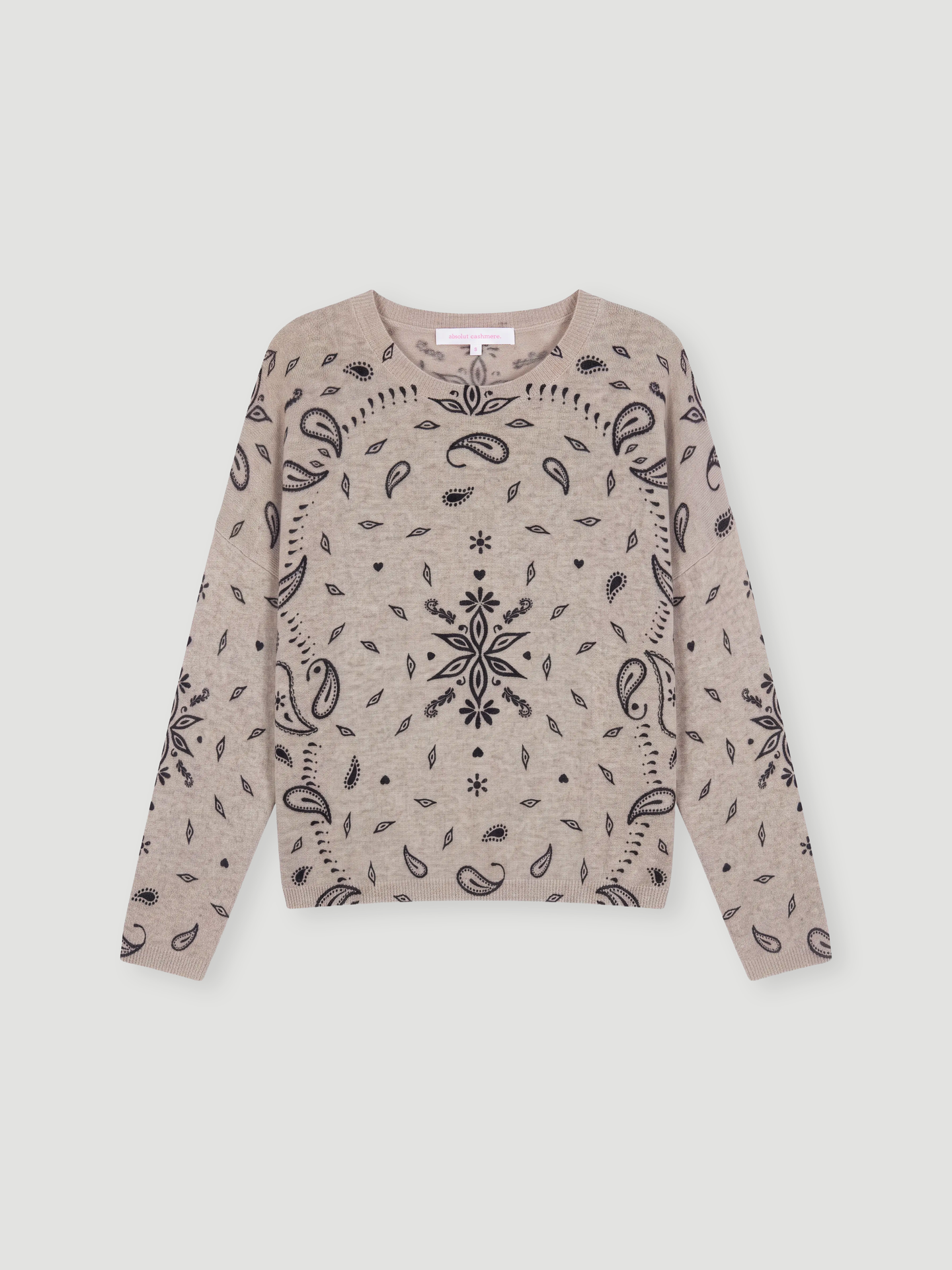 pullover ariane print - Kaschmir - oat print bandana