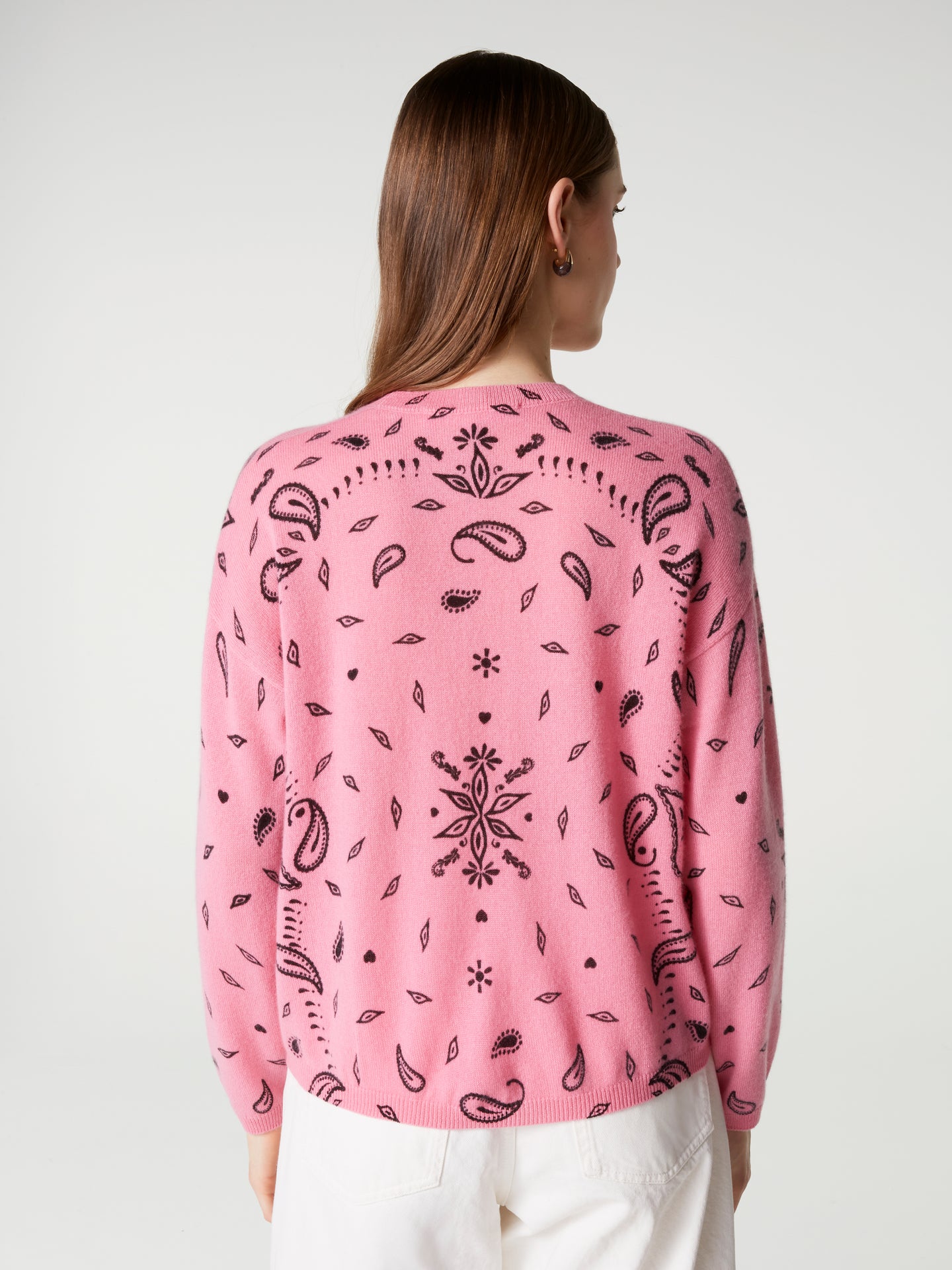 pull ariane print - Cachemire - pink print bandana