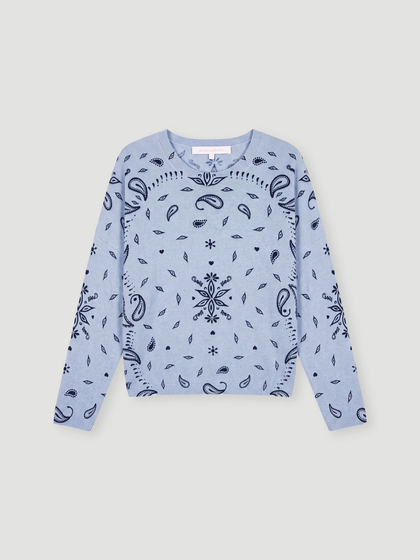 Pullover Ariane Print - Kaschmir - Sky Print Bandana