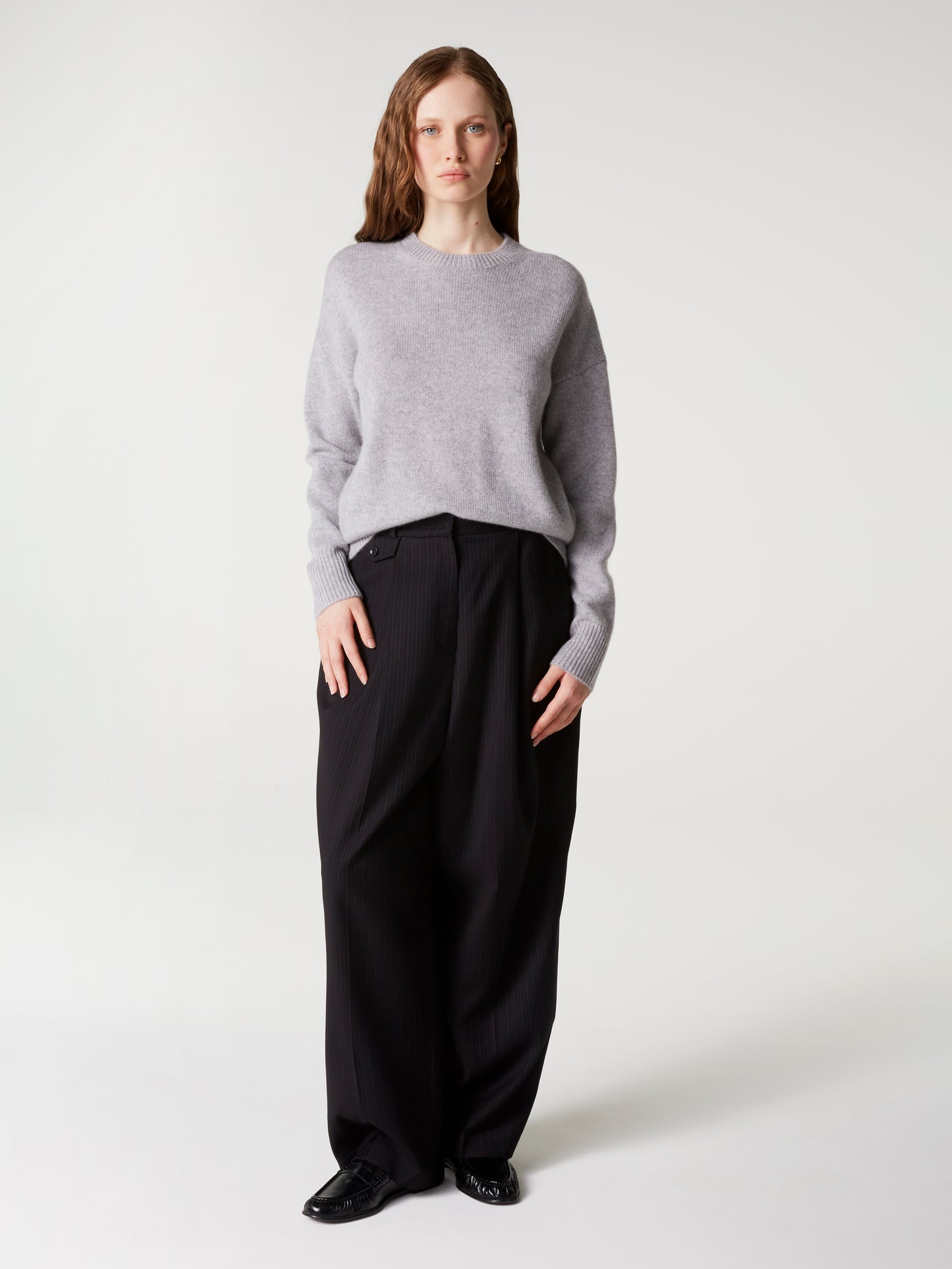yasmine jumper - Thick Cashmere - ash