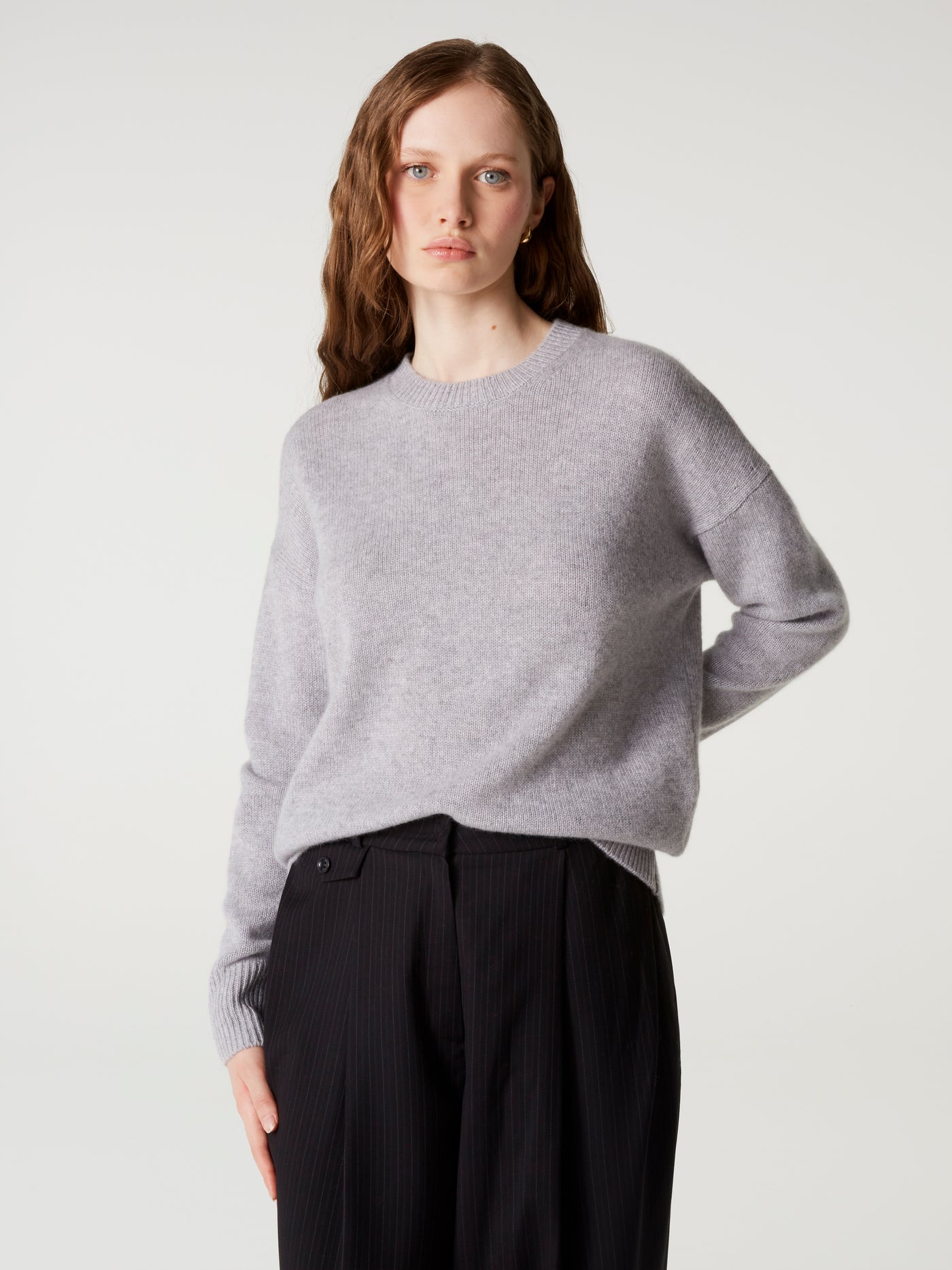 yasmine jumper - Thick Cashmere - ash