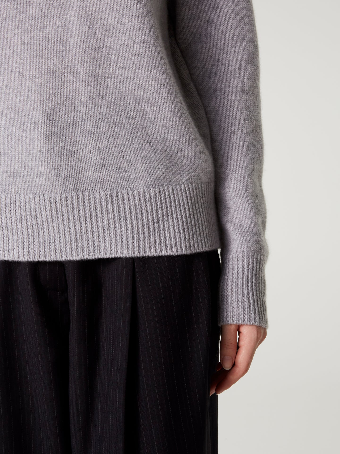 yasmine jumper - Thick Cashmere - ash