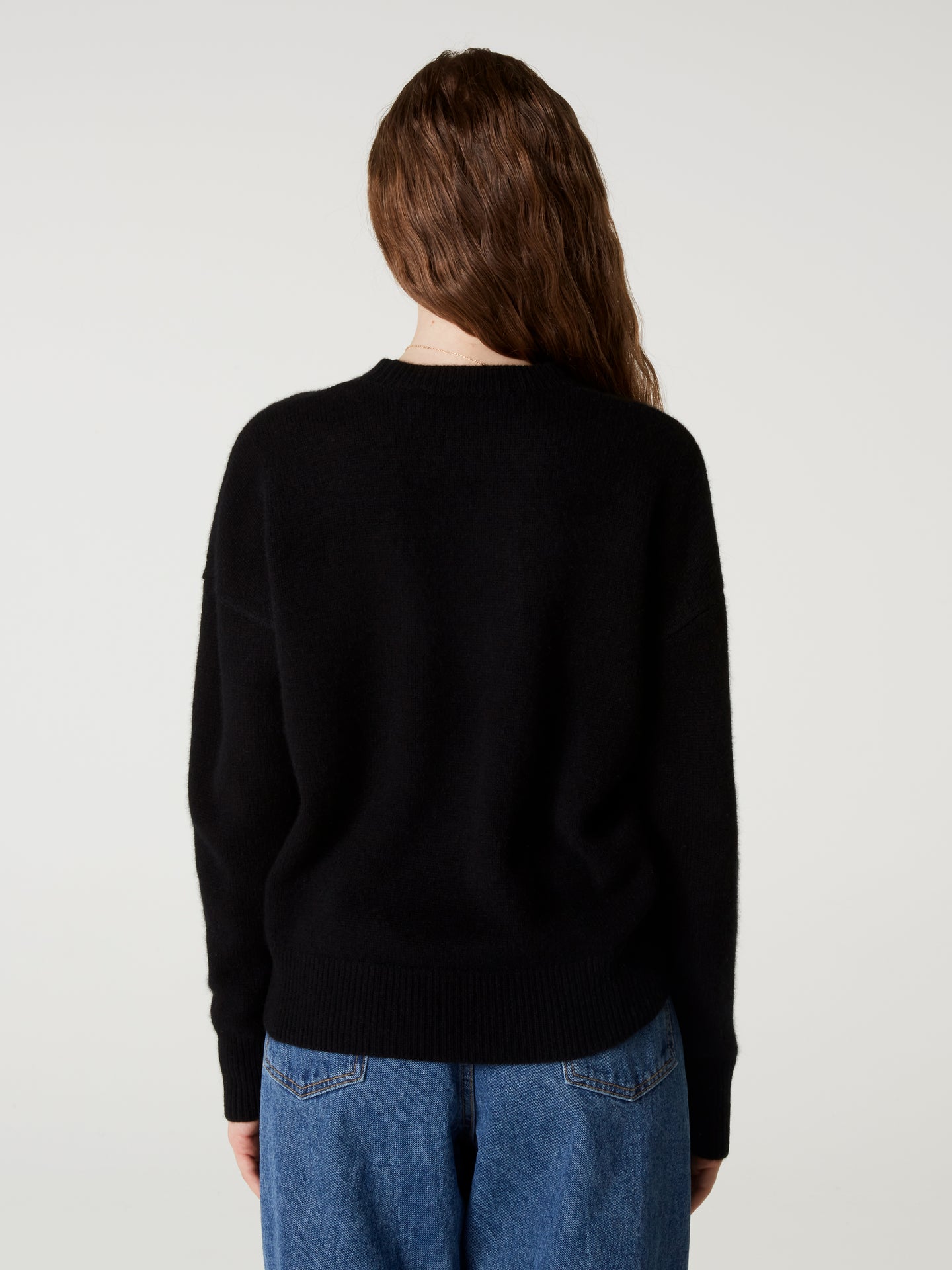 yasmine jumper - Thick Cashmere - black