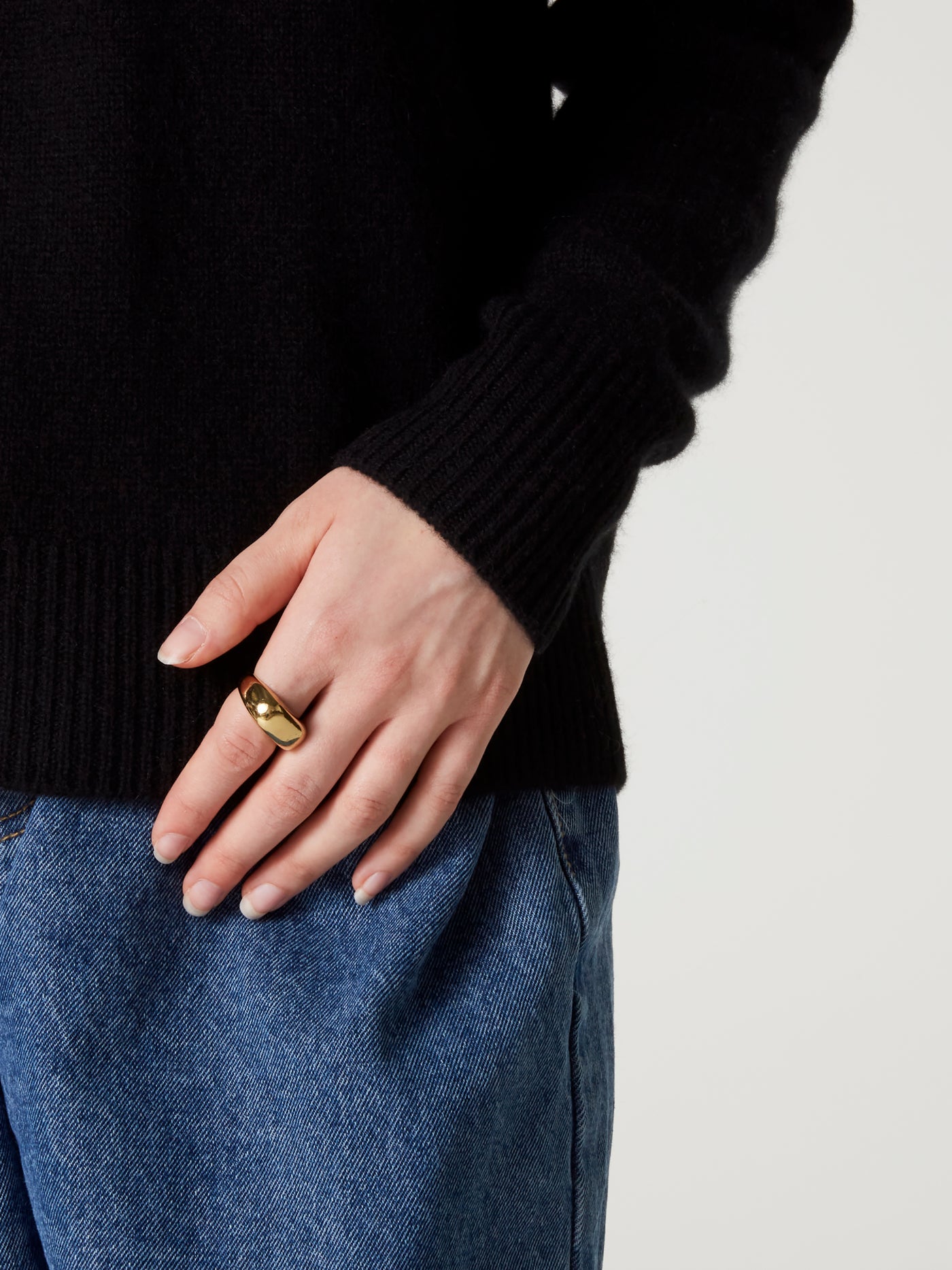 yasmine jumper - Thick Cashmere - black
