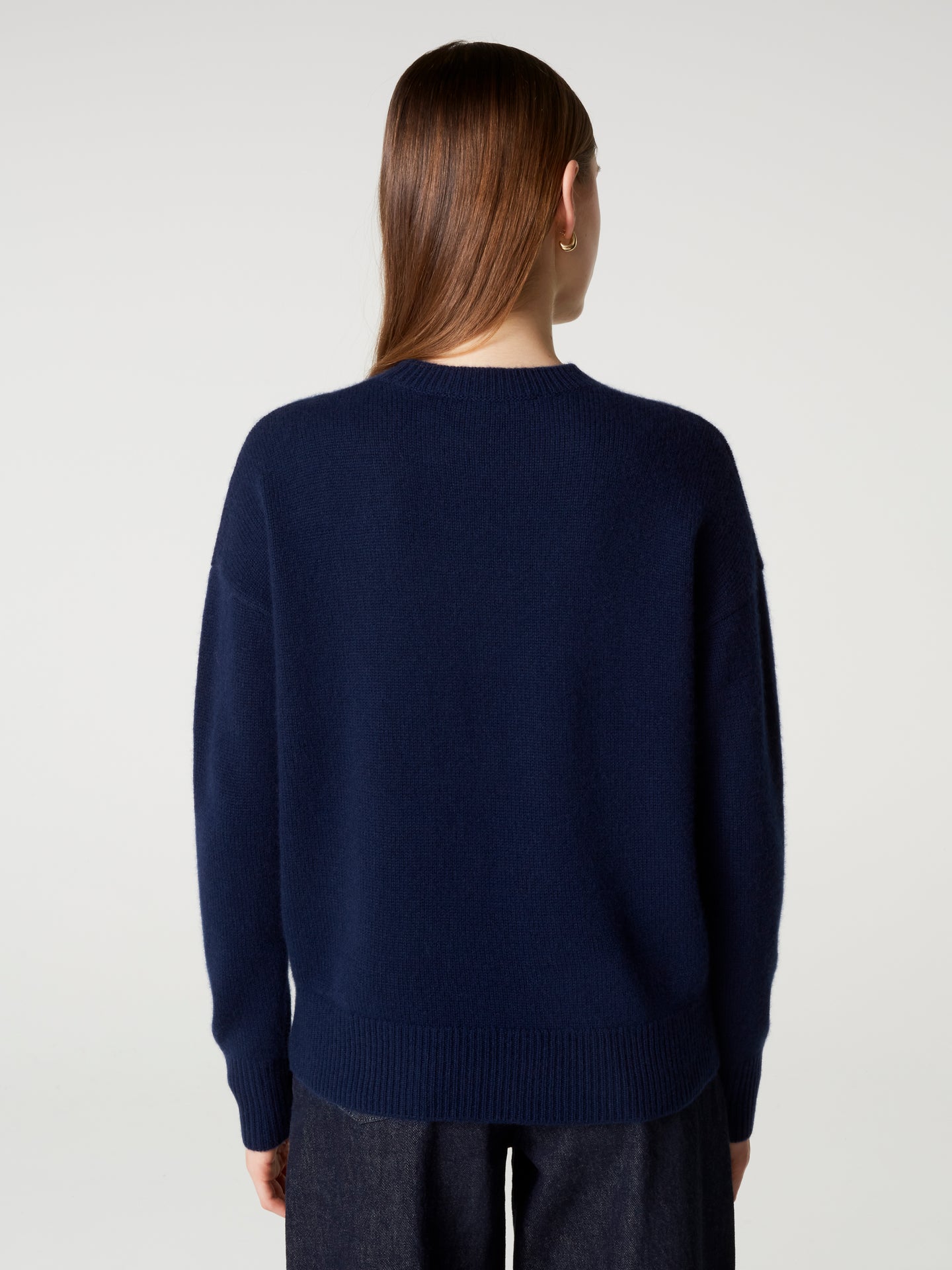yasmine jumper - Thick Cashmere - navy