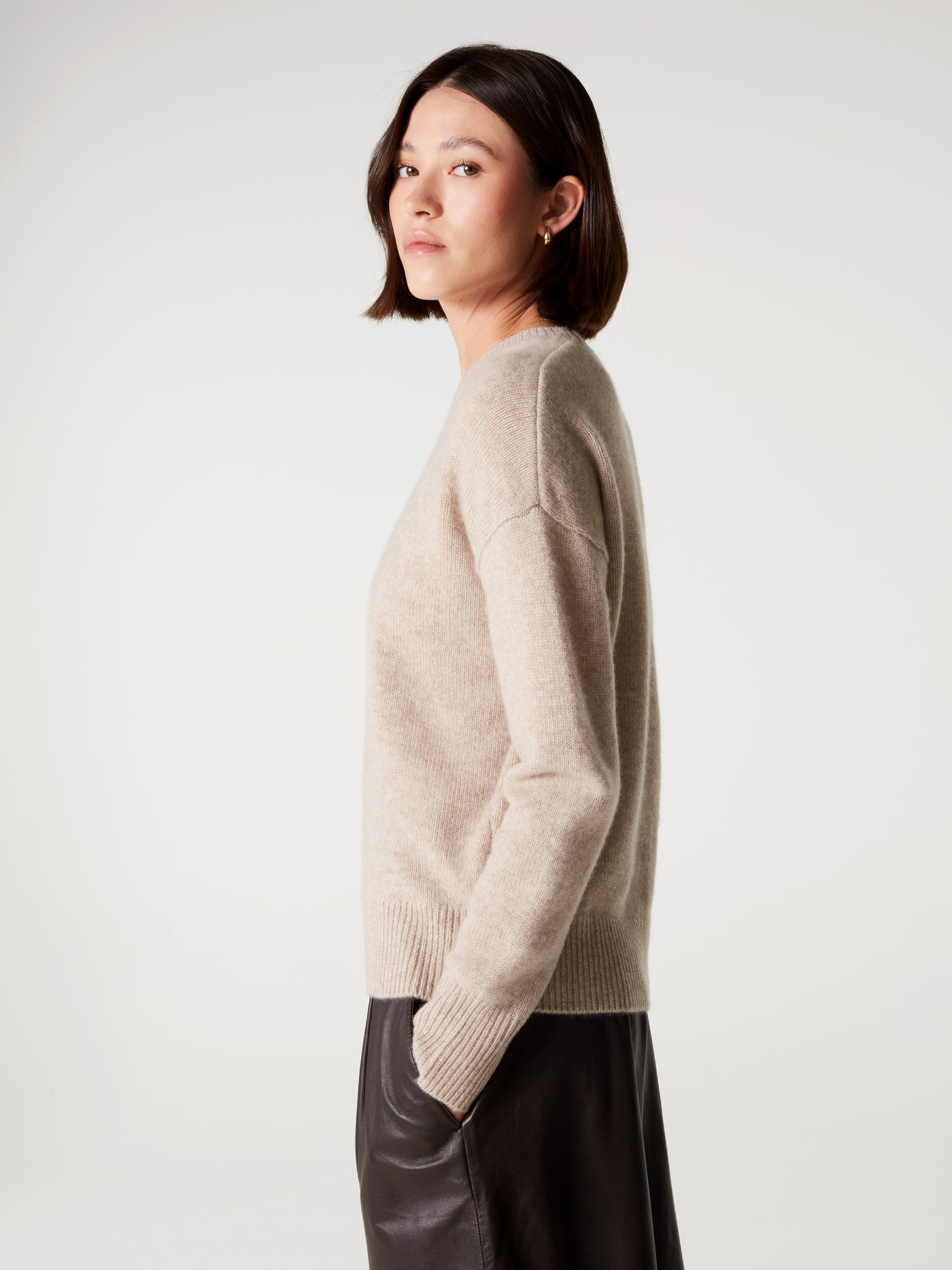 yasmine jumper - Thick Cashmere - oat