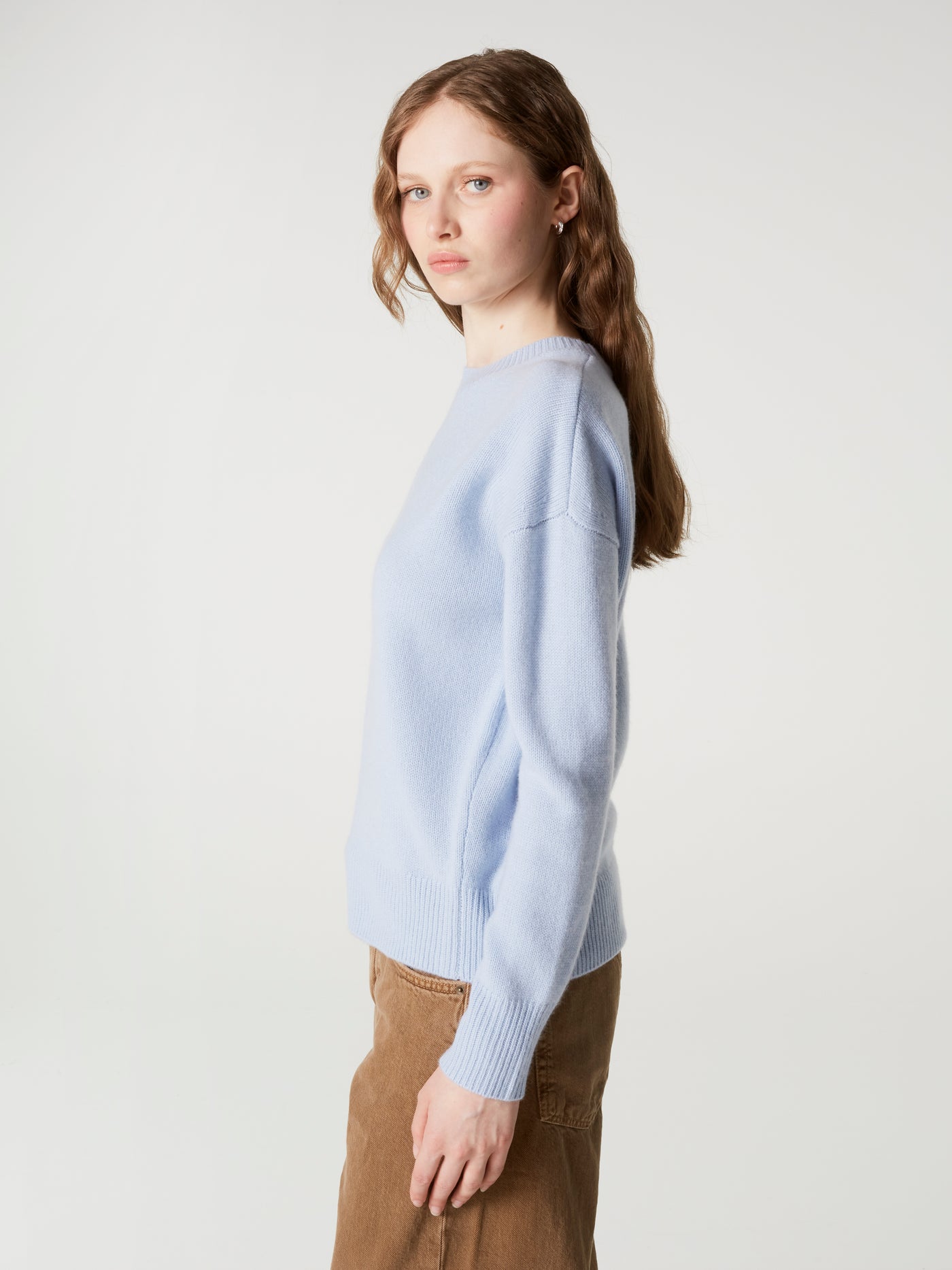 yasmine jumper - Thick Cashmere - sky