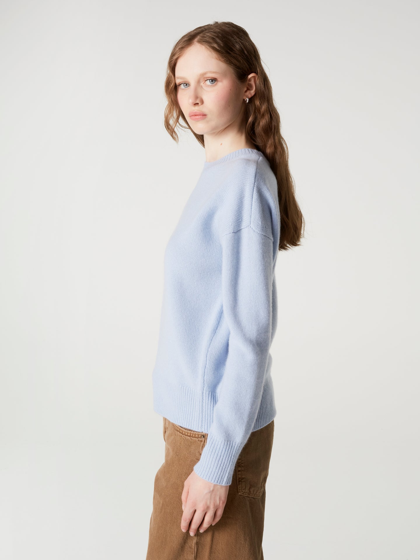 yasmine jumper - Thick Cashmere - sky
