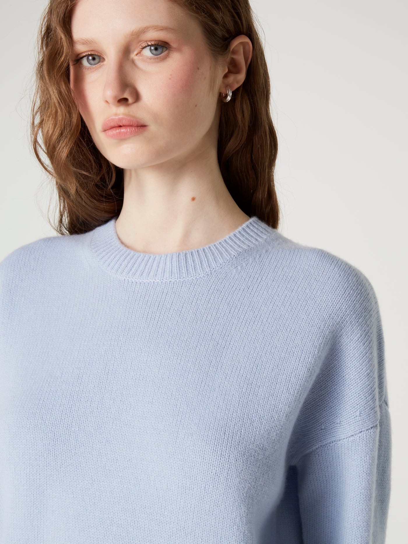 yasmine jumper - Thick Cashmere - sky
