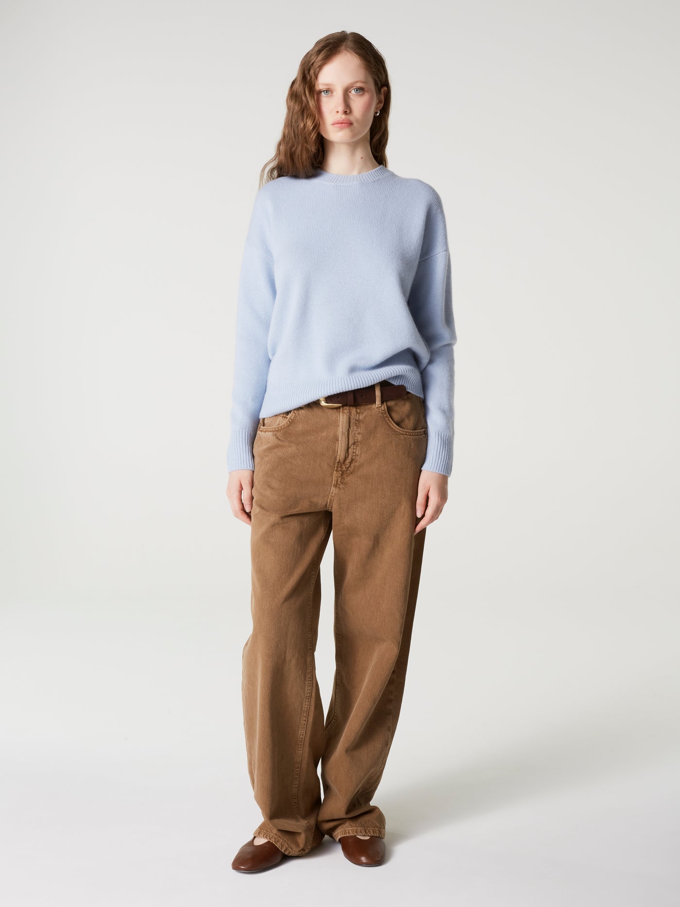 yasmine jumper - Thick Cashmere - sky