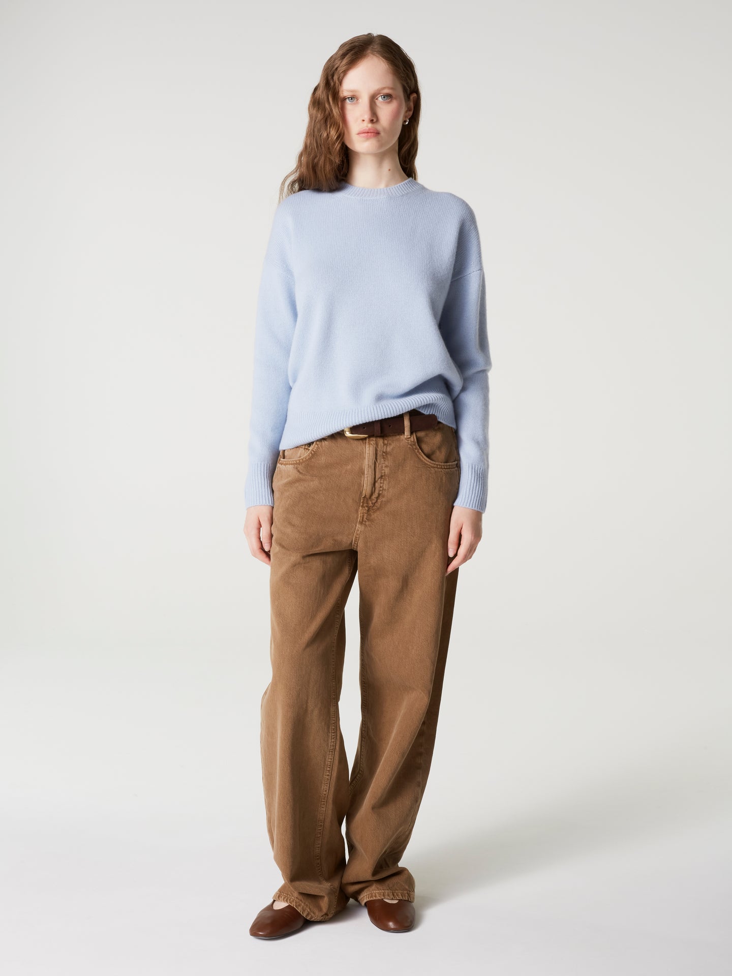 yasmine jumper - Thick Cashmere - sky