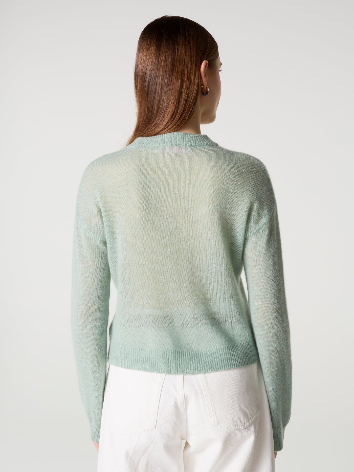 pull alma - Cachemire léger - lake green