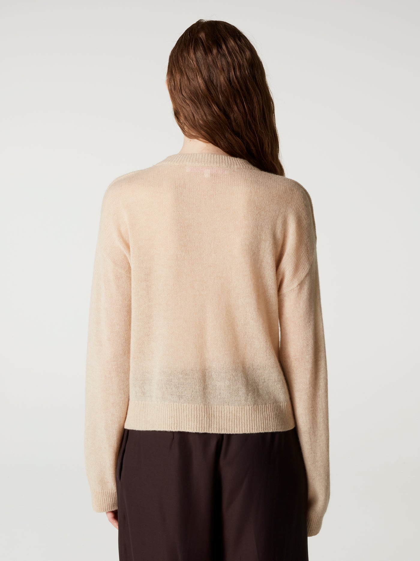 pull alma - Cachemire léger - oat