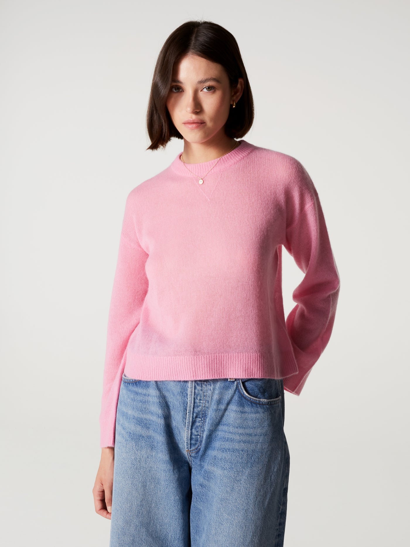 pull alma - Cachemire léger - pink