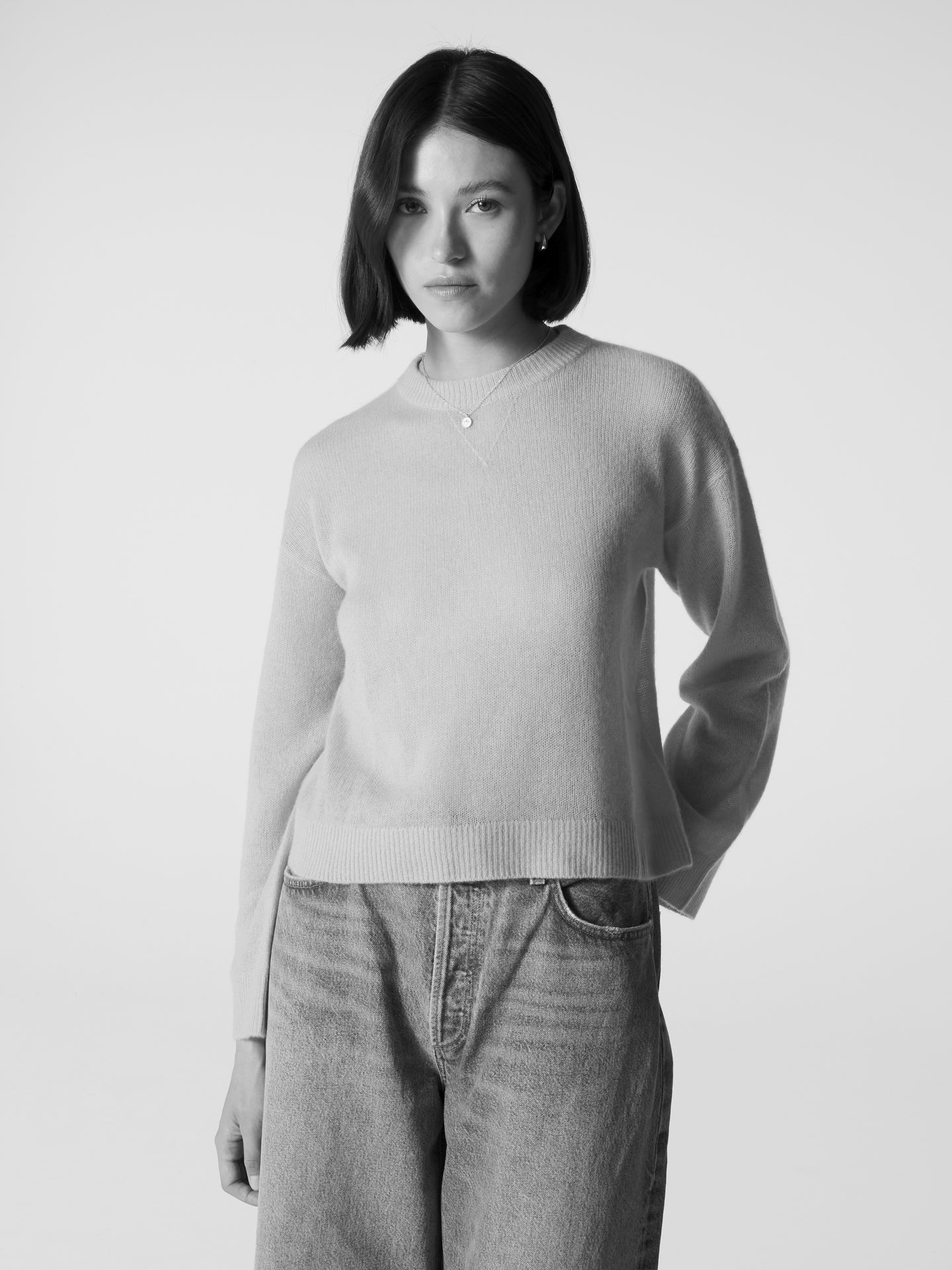 pull alma - Cachemire léger - navy