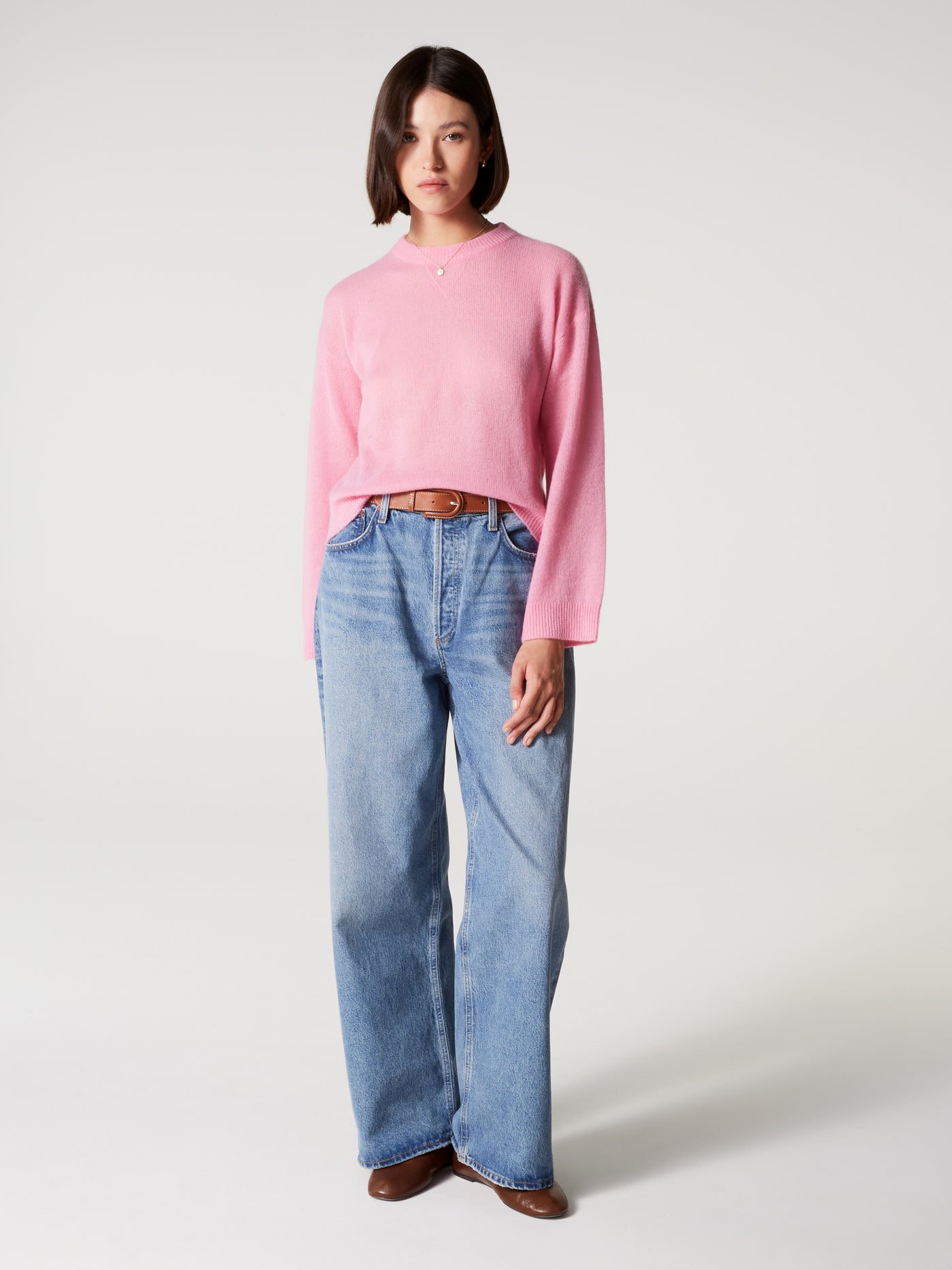 pull alma - Cachemire léger - pink
