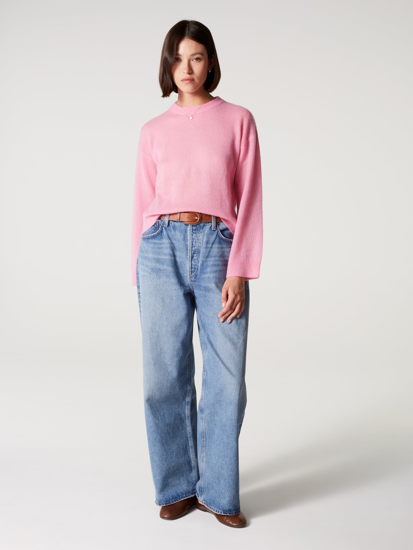 alma sweater - Lightweight cashmere - pink