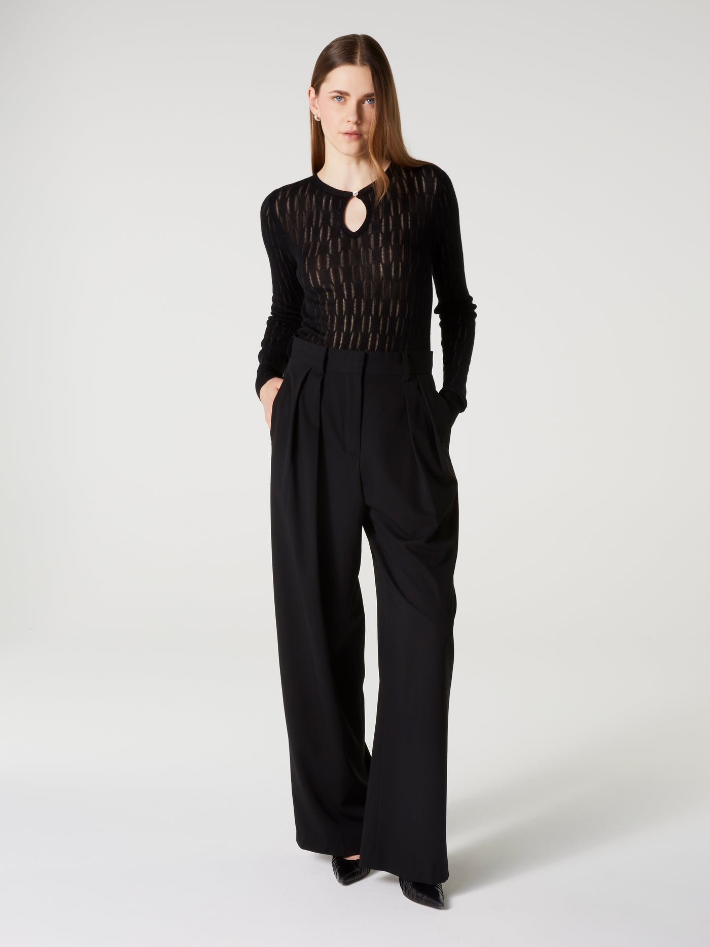 Glenda Jumper - Lyocell cashmere - black