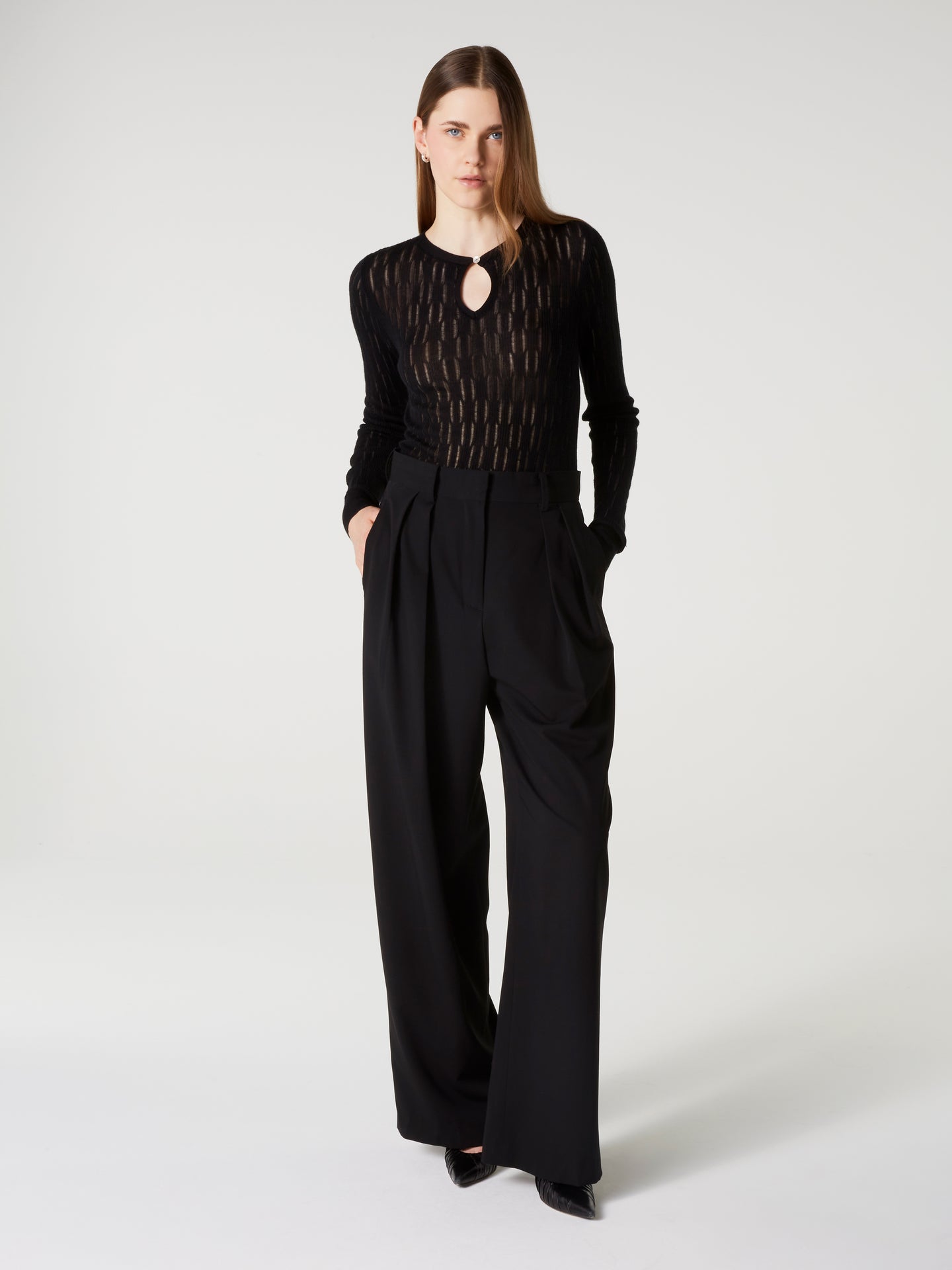 Glenda Jumper - Lyocell cashmere - black