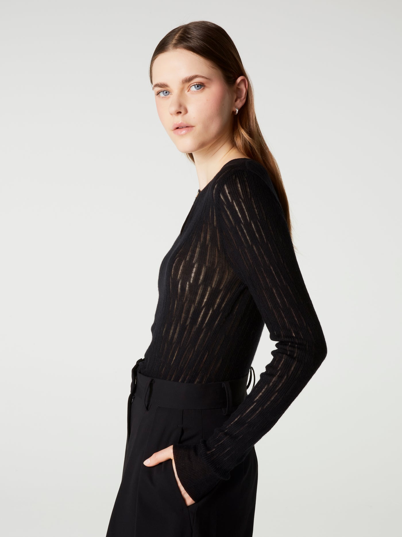 Glenda Jumper - Lyocell cashmere - black