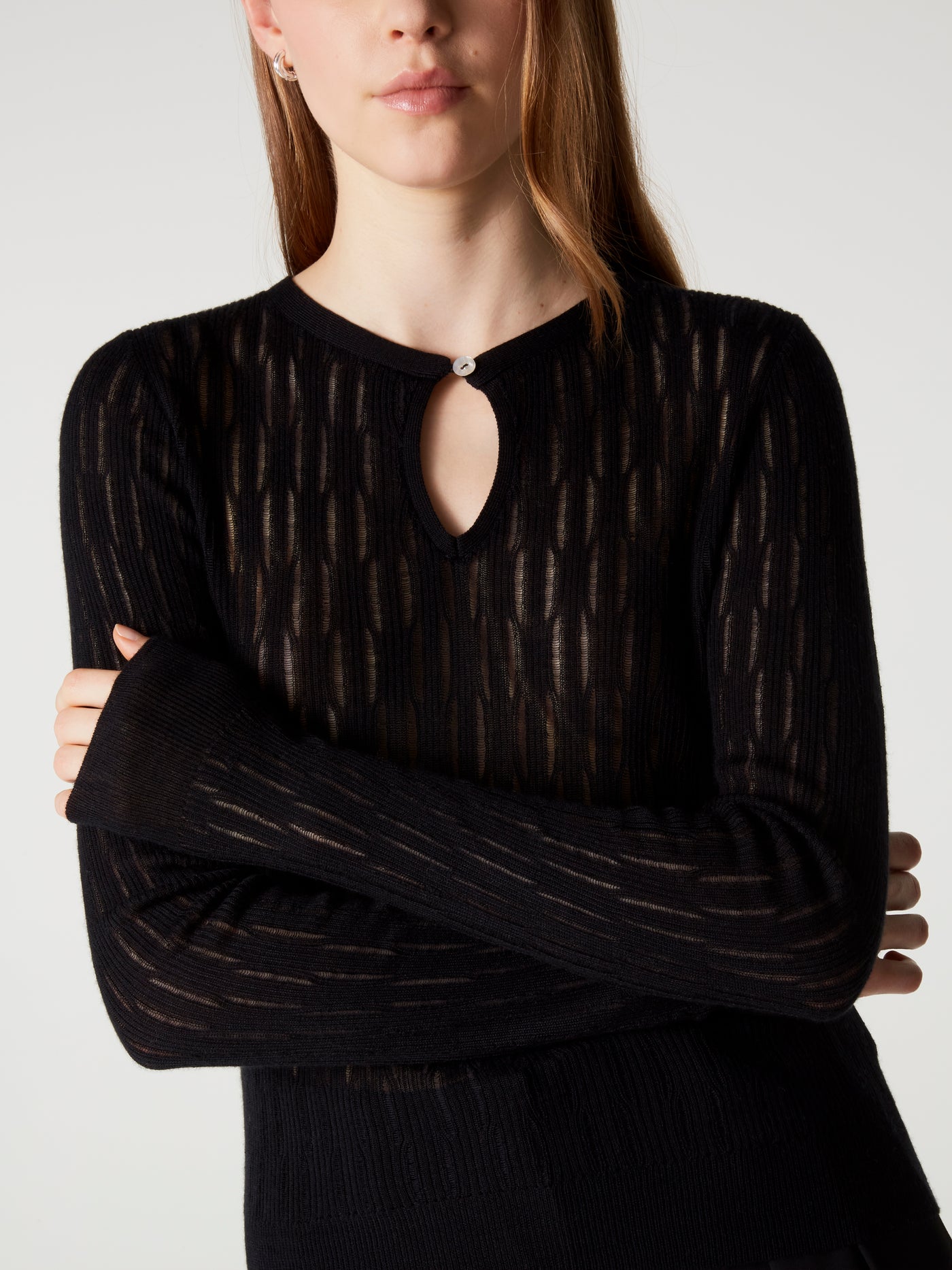 Glenda Jumper - Lyocell cashmere - black