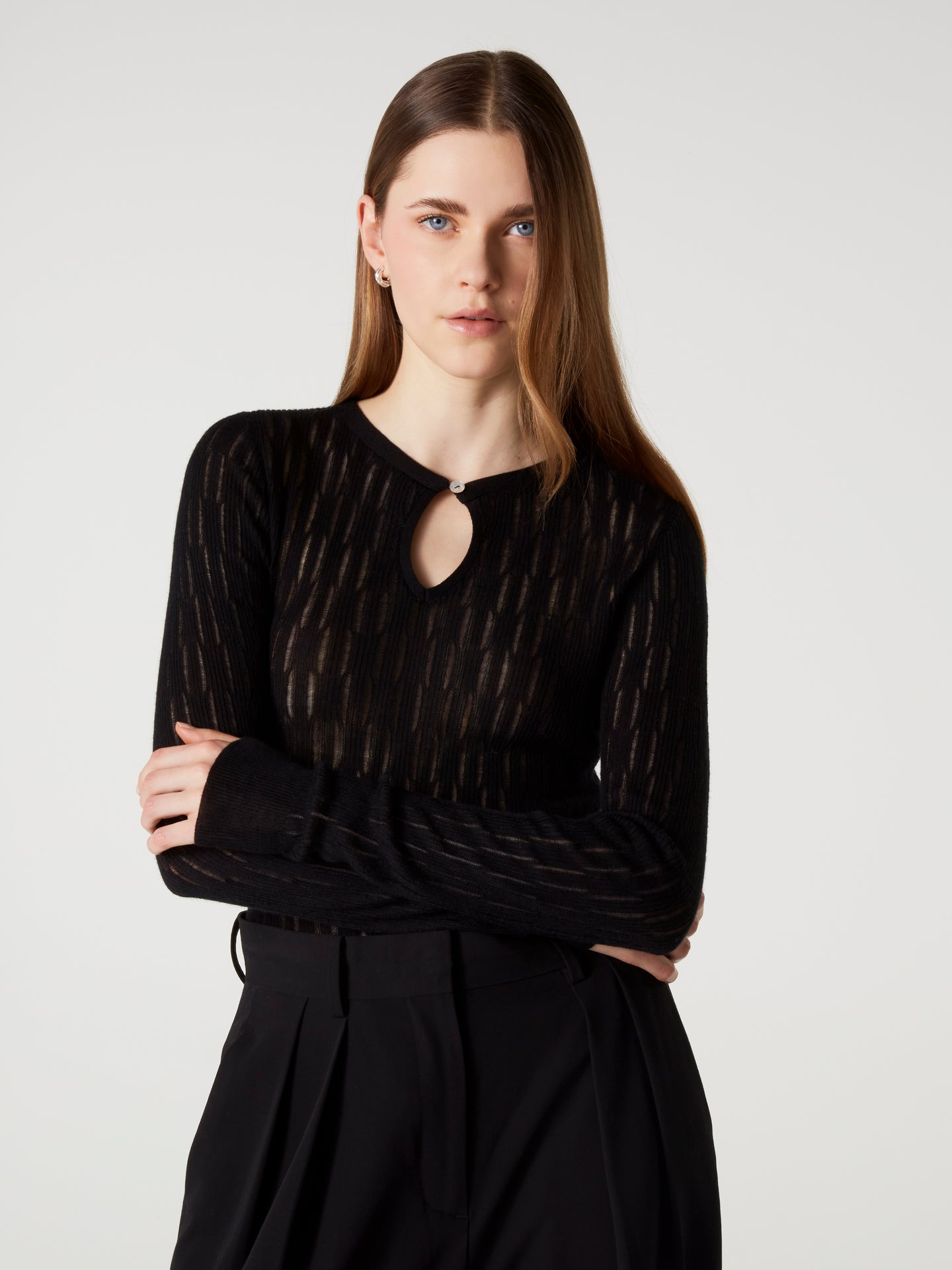 Glenda Jumper - Lyocell cashmere - black