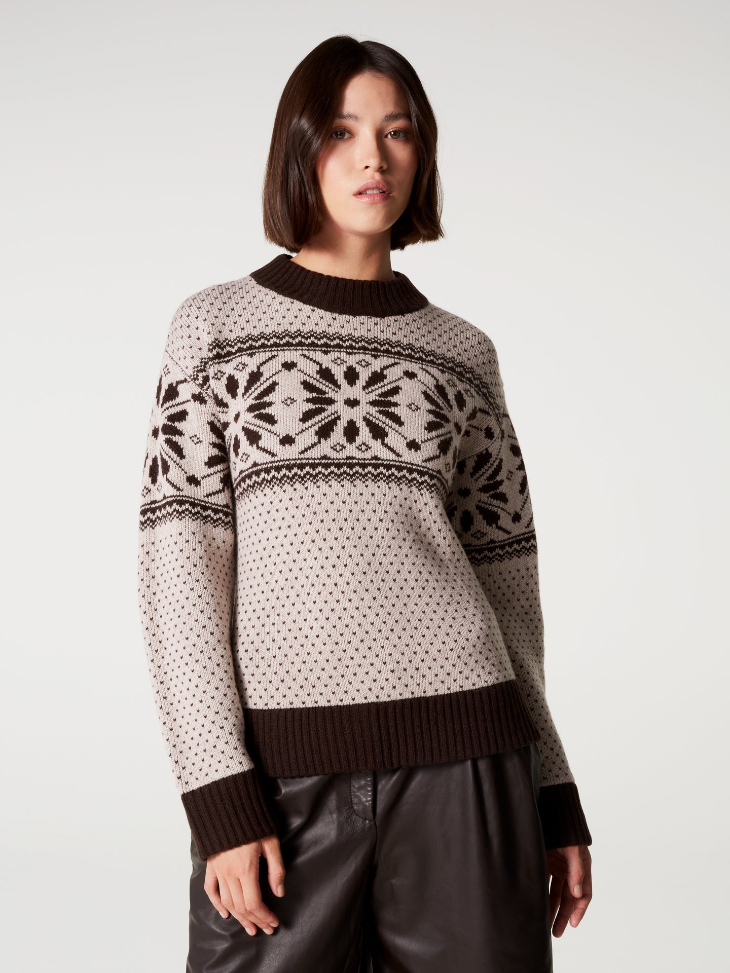 Agrippine jumper - Cashmere wool - wheat